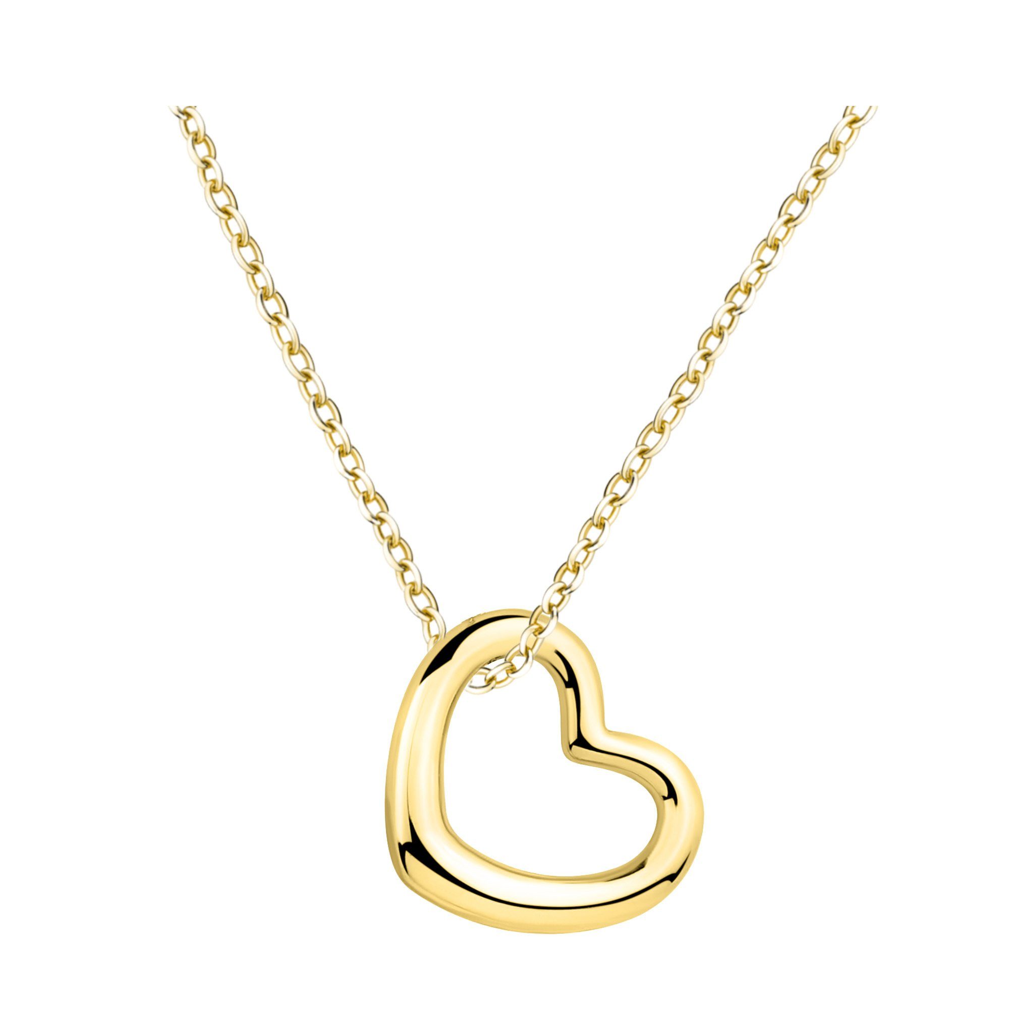 Sofia Milani Kette mit Anhänger Herz, 925 Silber Damen Schmuck - N0700 günstig online kaufen