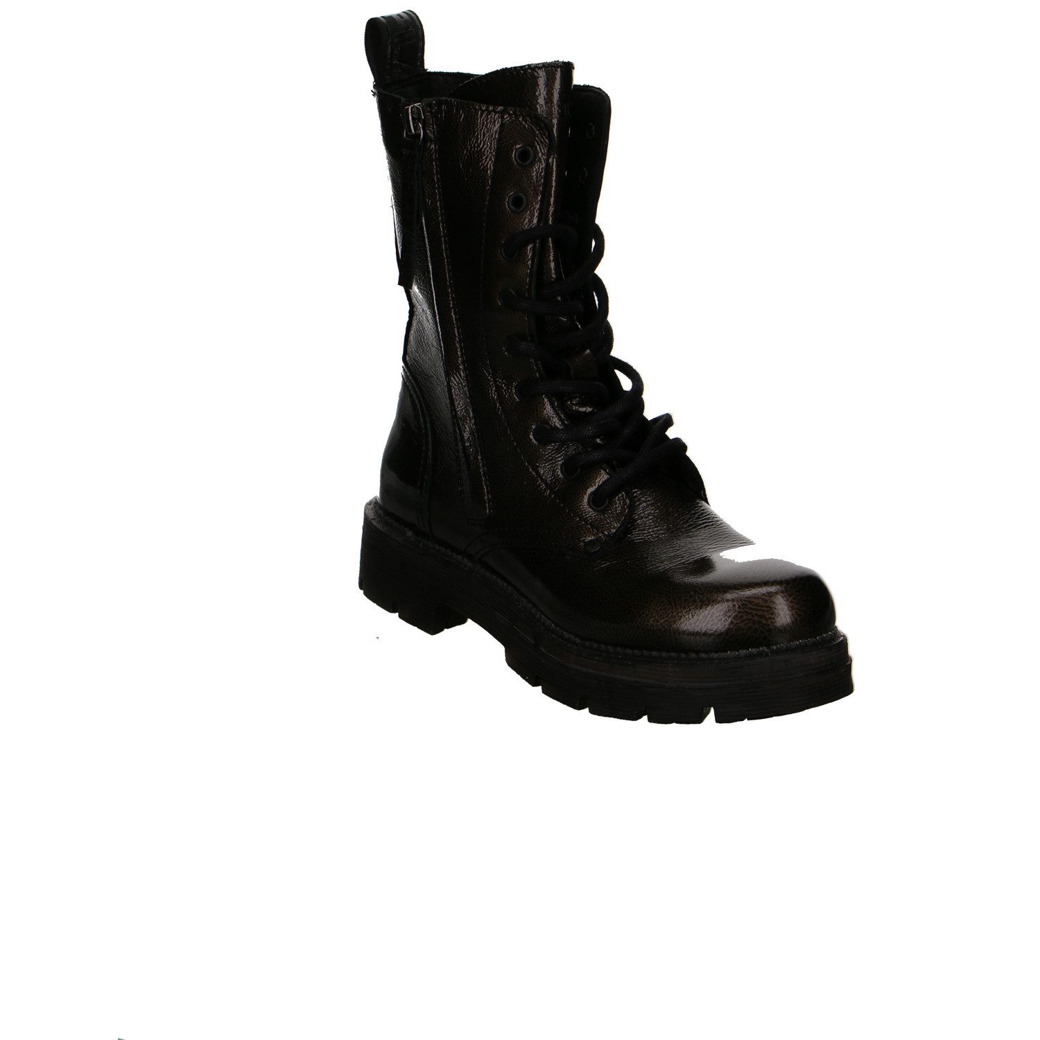 Replay Replay Leinen-Stoff Schnürstiefelette grau Stiefelette
