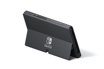 Nintendo Switch OLED Konsole Schwarz mit Zelda: Tears of the Kingdom Spiel (Bundle, inkl. Joy-Con), Spielekonsole Handheld