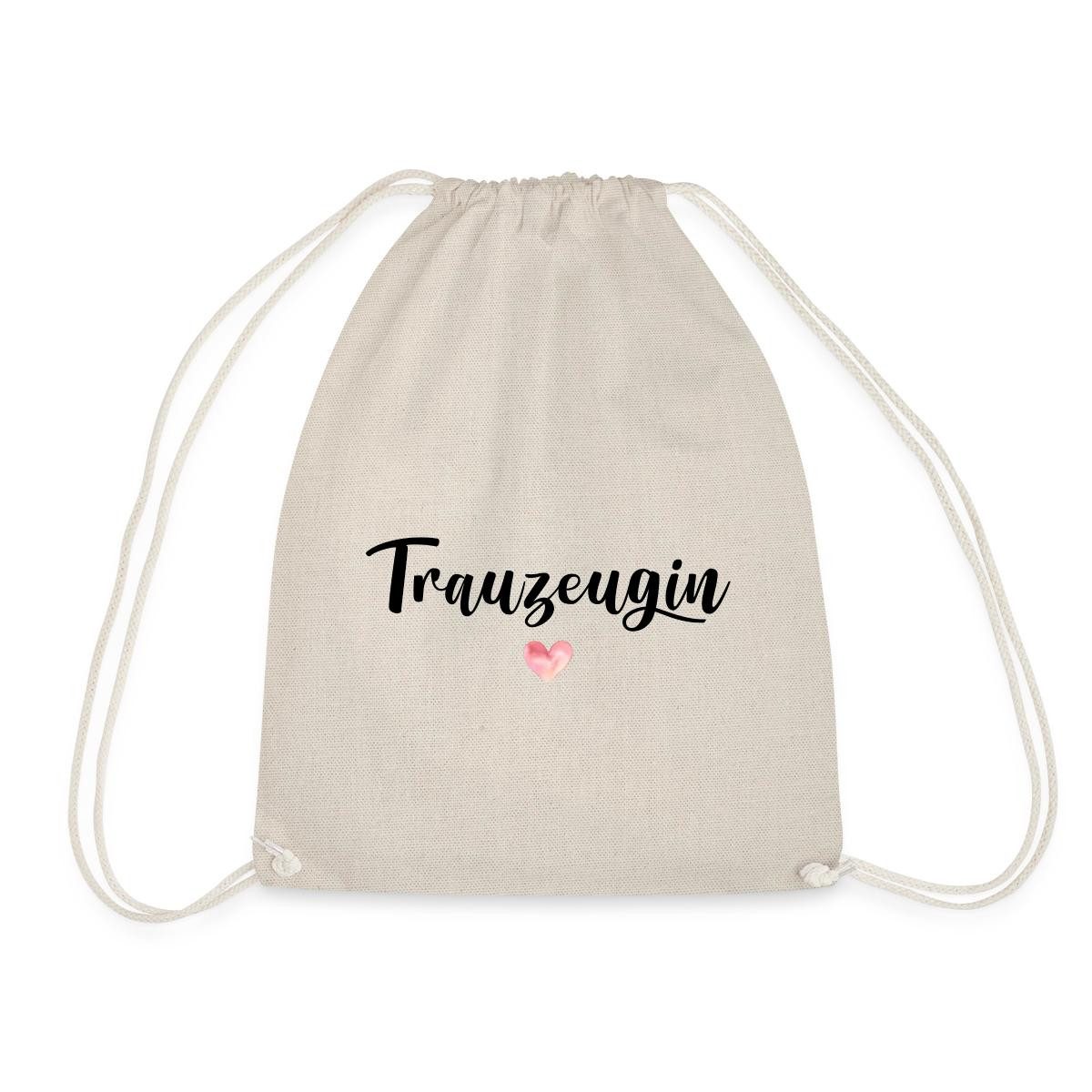 Spreadshirt Turnbeutel JGA Frauen, Trauzeugin Turnbeutel (1-tlg)