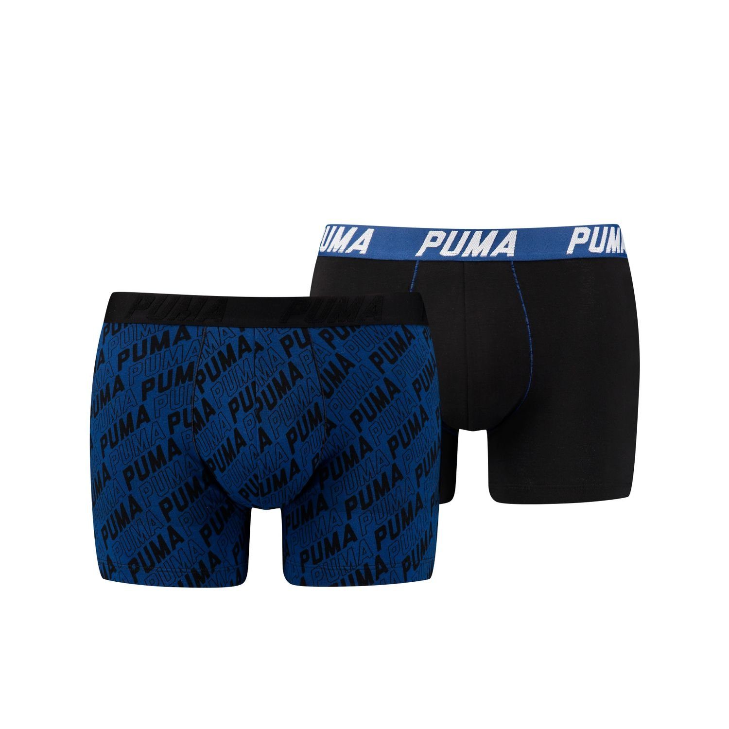 PUMA BODYWEAR Boxershorts Infinity Logo Print Boxer (2-St., Mehrpack) ohne Eingriff, Muster, Logo im 2er Pack