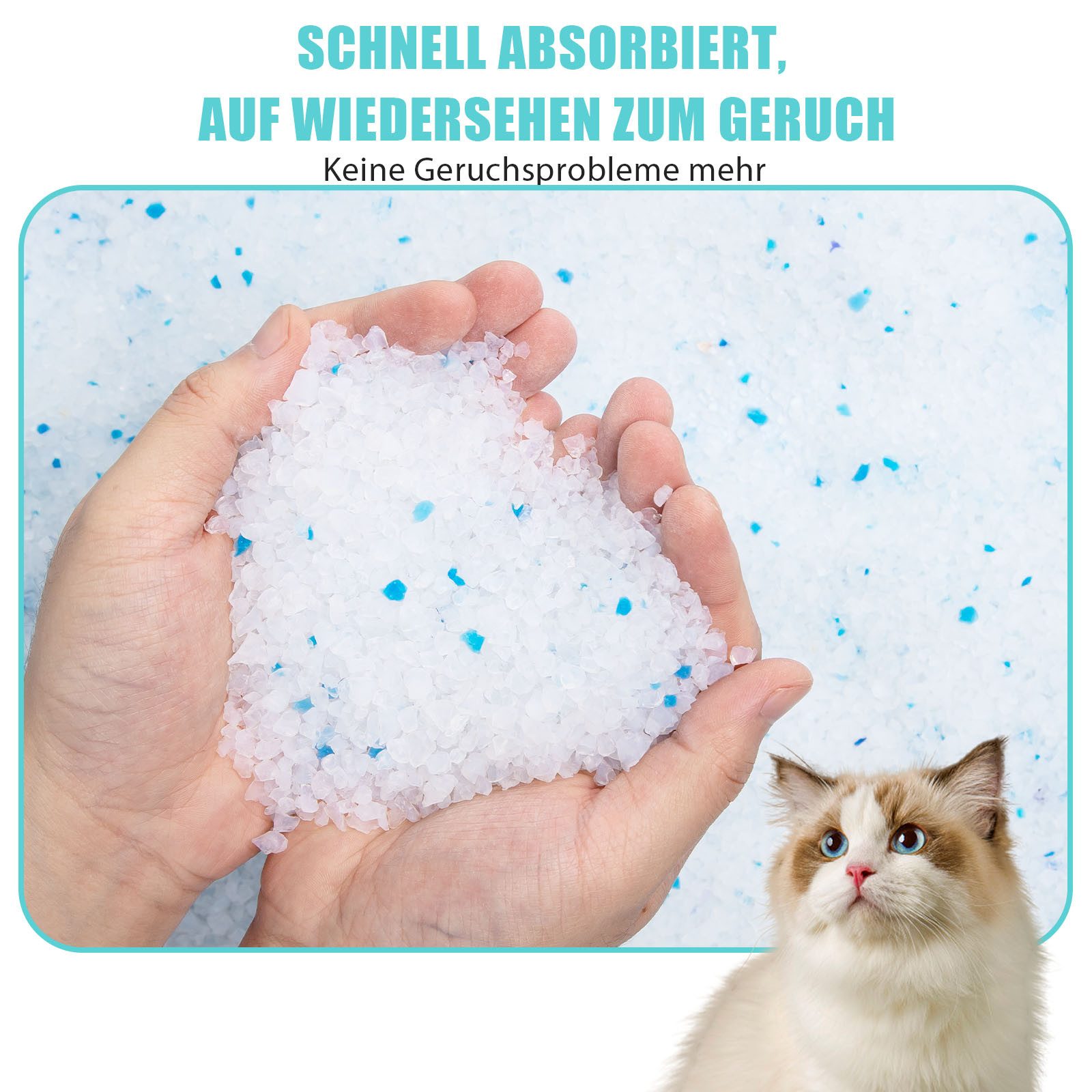 nobleza Katzenstreu Silikat Kristalle Katzenstreu 3.8L