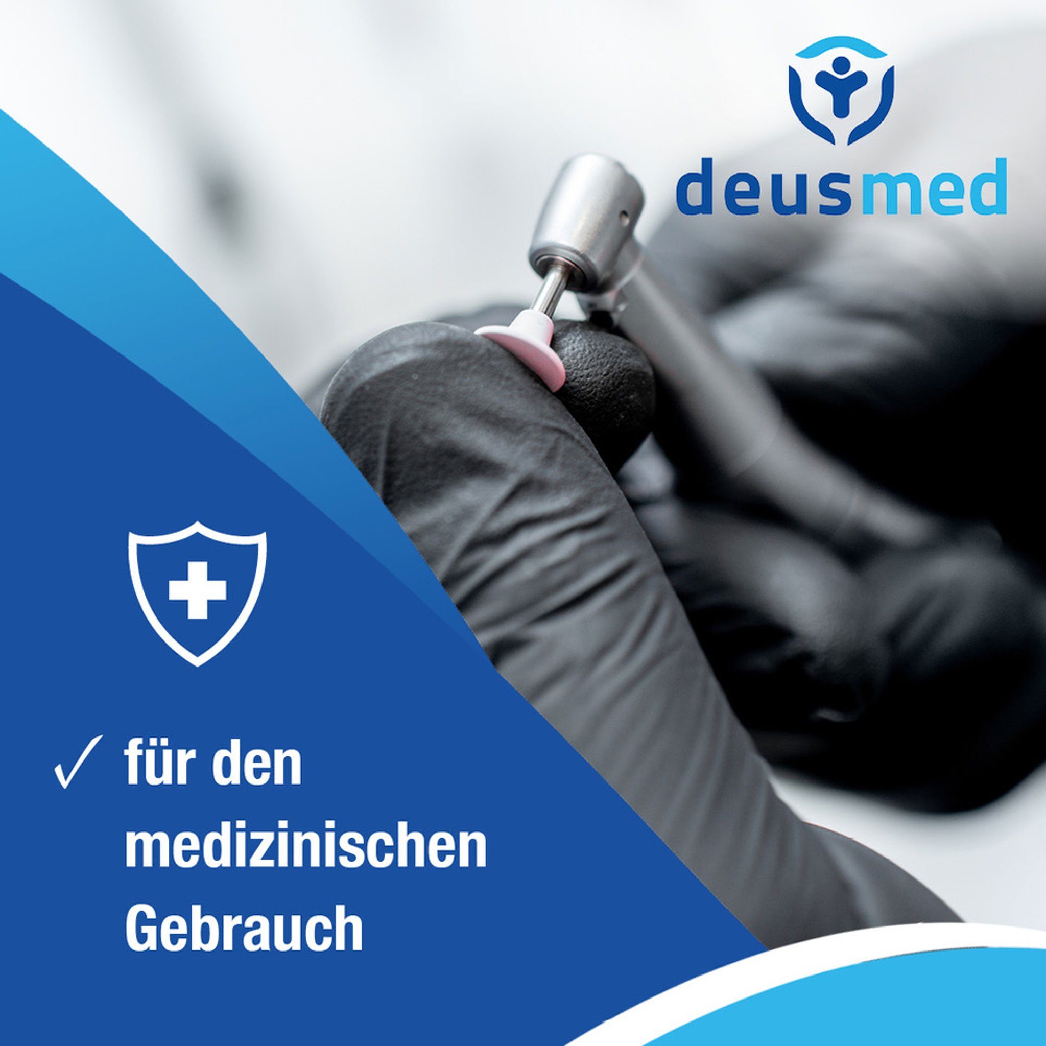 Deus21 Einweghandschuhe Nitril Handschuhe Einweghandschuhe - Schwarz & Puderfrei Latex