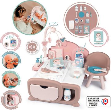 Smoby Puppen Pflegecenter Baby Nurse, Cocoon 3-in-1, mit Sound; Made in Europe