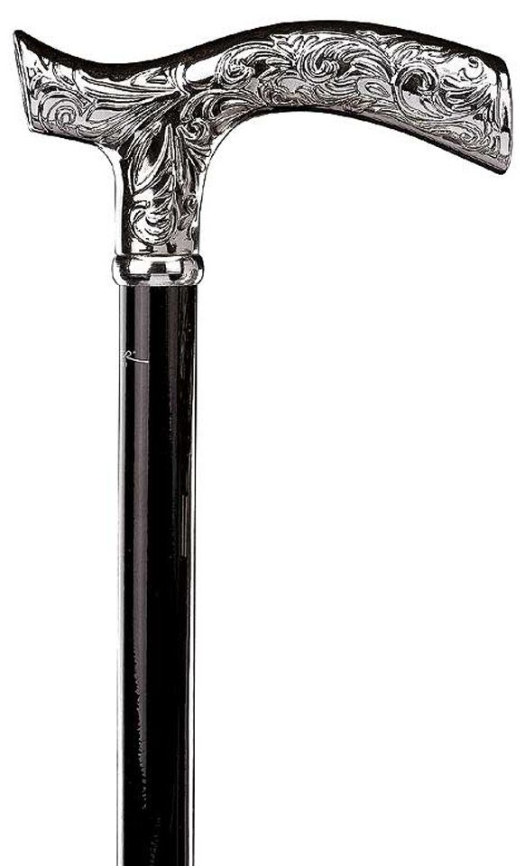 Stockshop Gehstock Gehstock Spazierstock ALTER FRITZ Fritzgriff,verchromt 79-103 cm