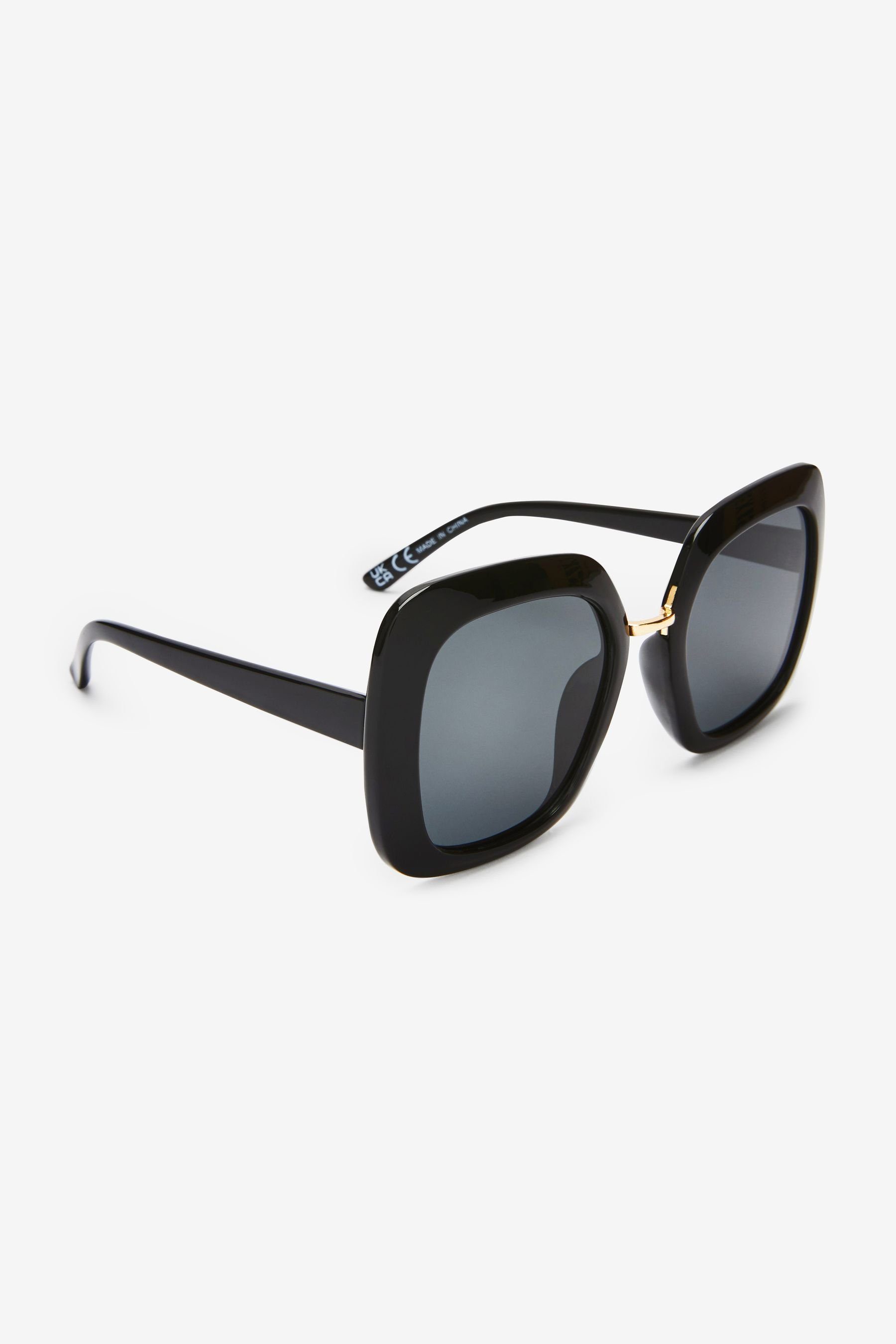 Next Sonnenbrille Oversize-Sonnenbrille mit quadratischen Gläsern (1-St) Black