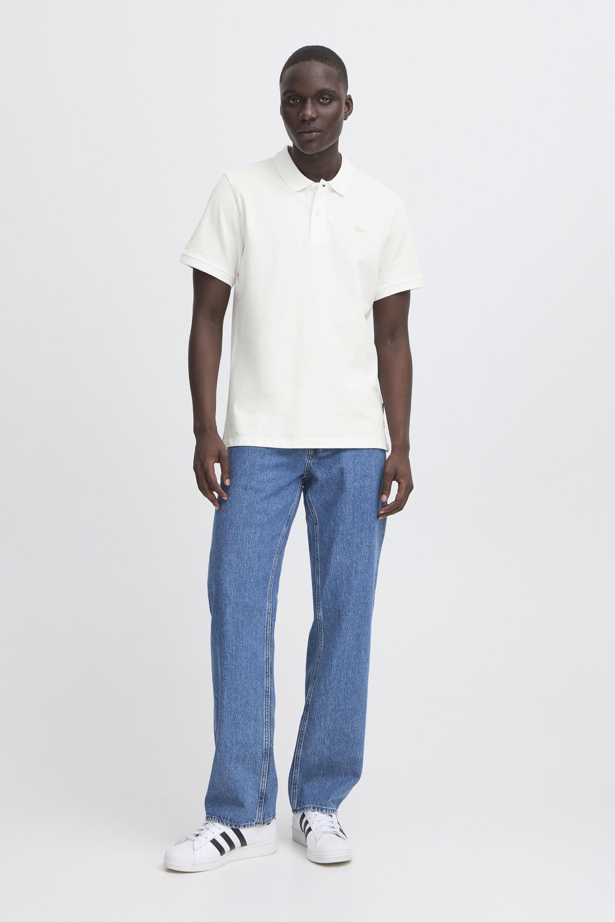 Blend Poloshirt BHPrilo (1-tlg) Klassisches Poloshirt mit Stickerei