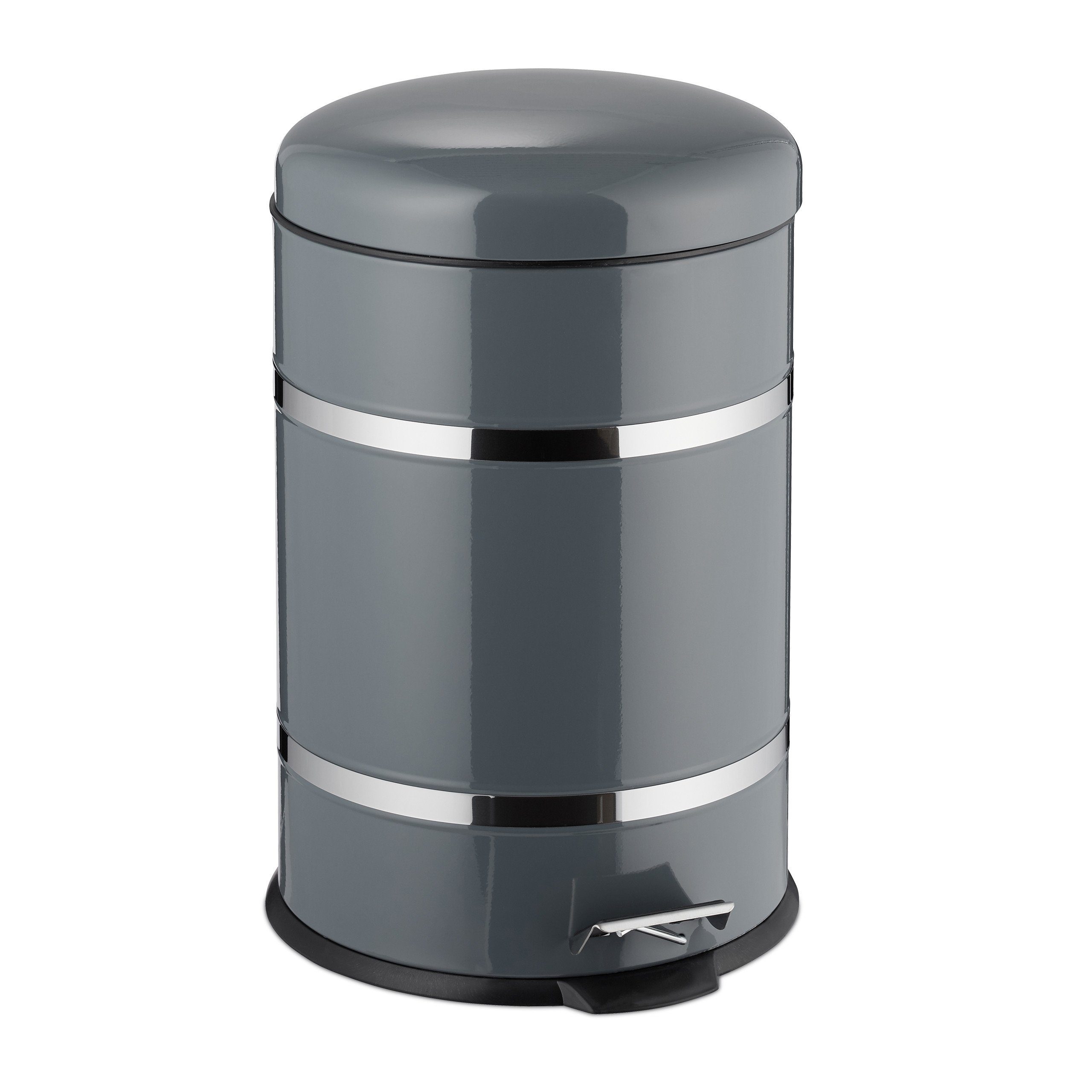 relaxdays Mülleimer »Treteimer 20l«, Smart: Ohne Bücken Müll entsorgen