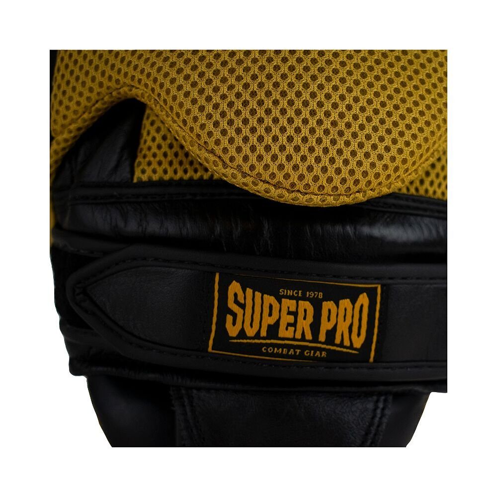 Super Pro Schlagpolster Boxpratzen Long Curved, Gefertigt aus strapazierfähigem Leder