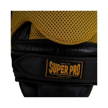 Super Pro Schlagpolster Boxpratzen Long Curved, Gefertigt aus strapazierfähigem Leder