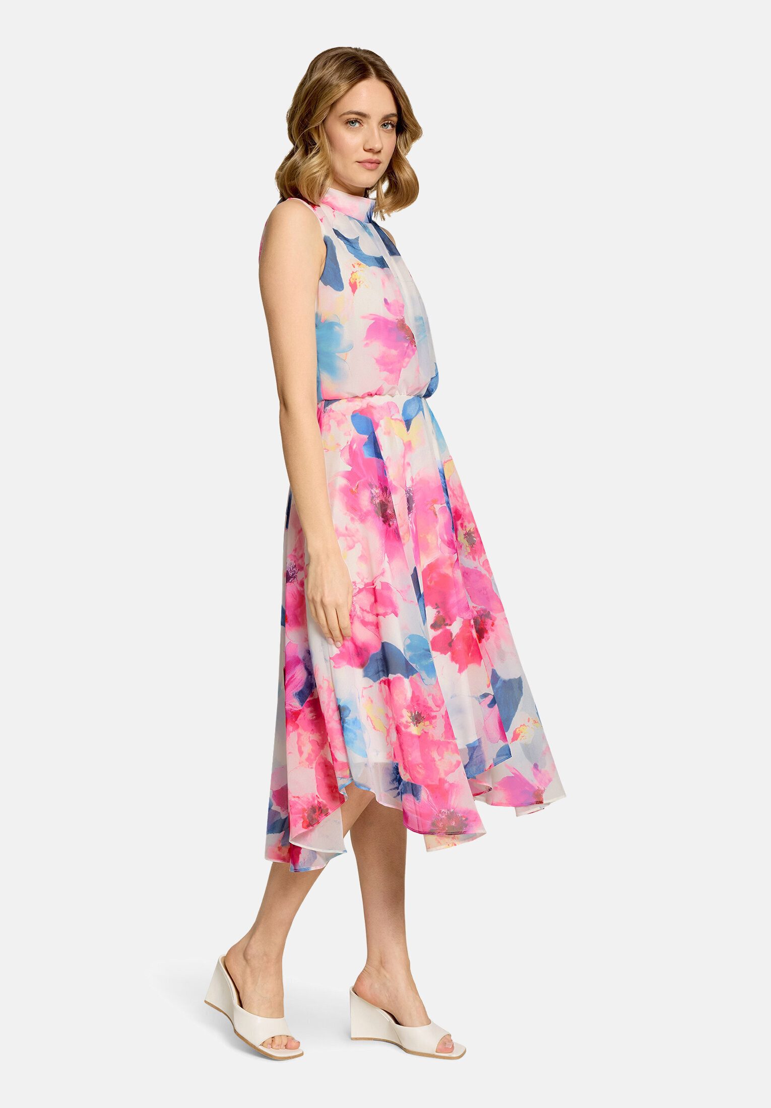 Vera Mont Chiffonkleid Damen ohne Arm