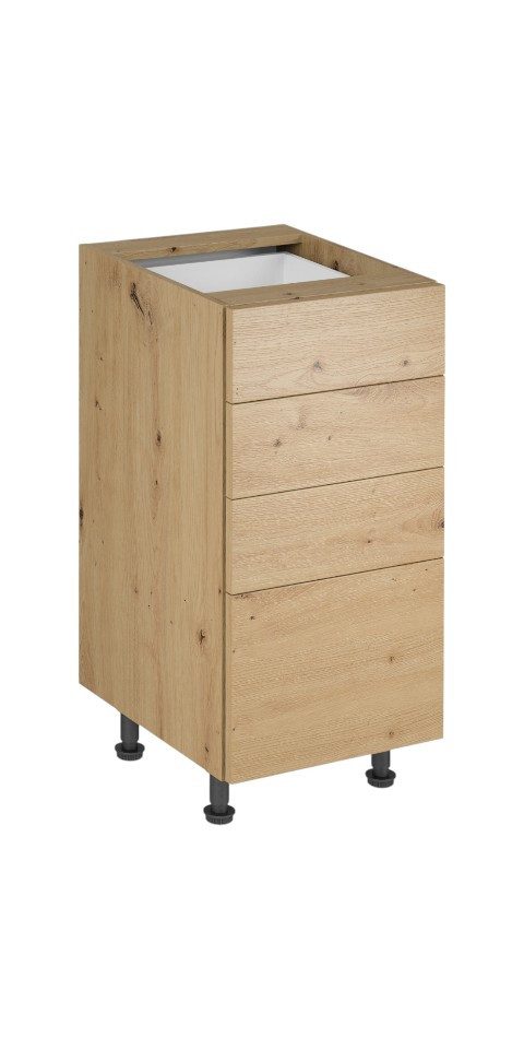 ROYAL24_MARKT Unterschrank - Platzoptimierte Lösung für den unteren Stauraum (Unterschrank, 1-St., Langen - D40S4) Beste Güte - Innovativ - Modern.