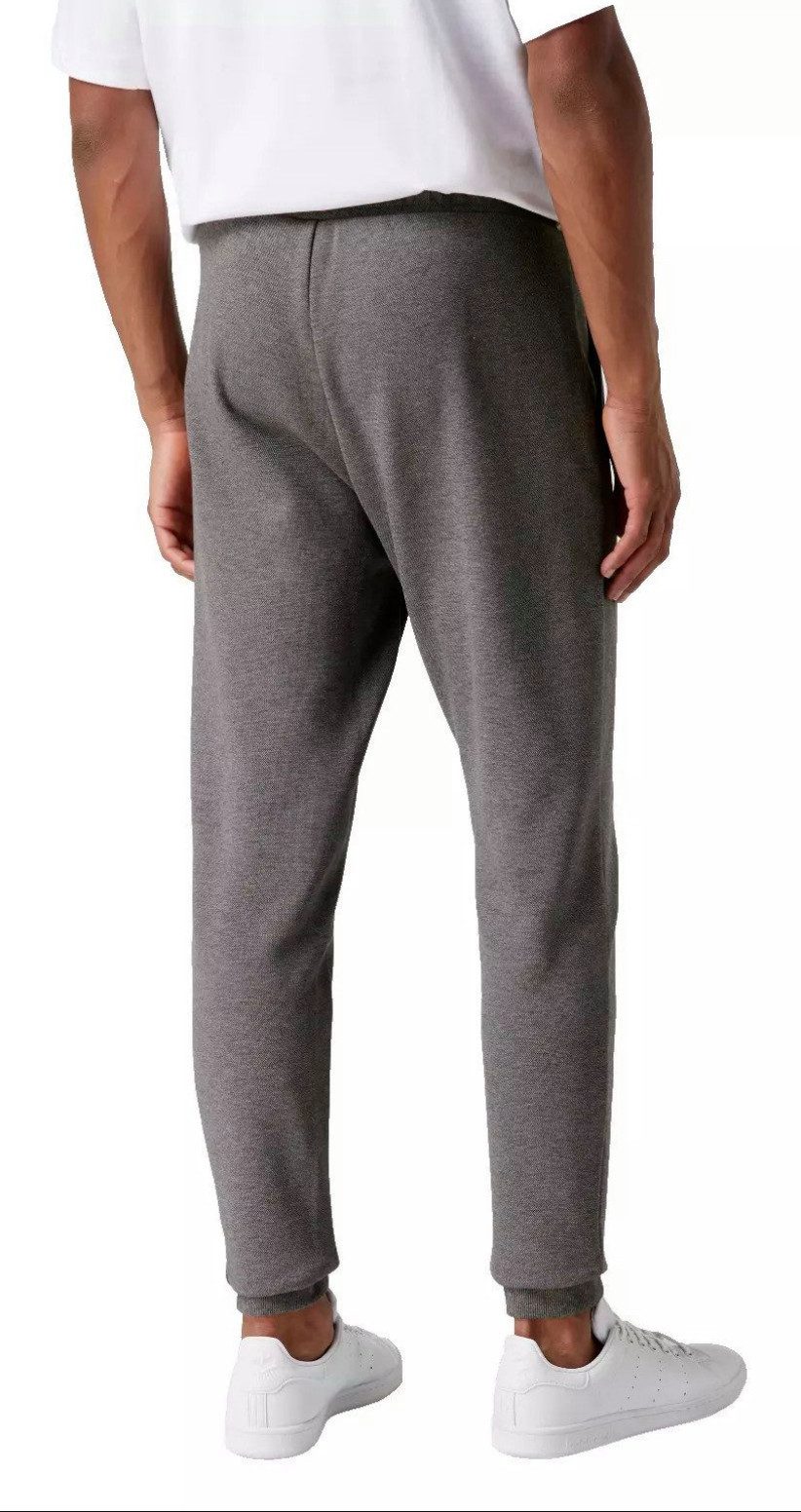 BOSS Jogginghose Hadiko Sweathose mit kontrastierender Rückseite Kordelzug am elastischen Bund - Beine enden in Bündchen