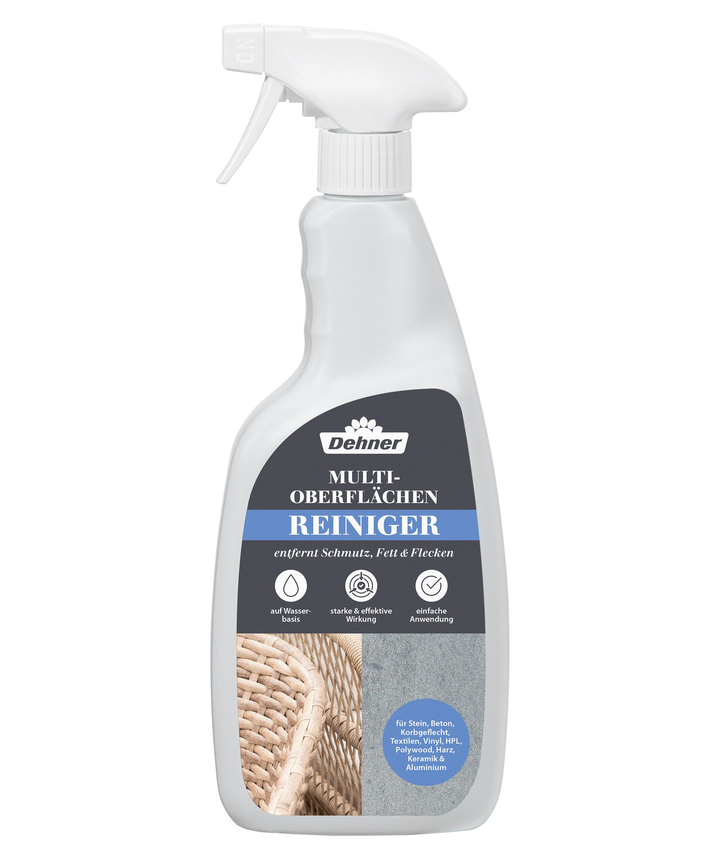 Dehner Multi-Oberflächen-Reiniger für Gartenmöbel, 750 ml Möbelpflegeöl-Set, Allzweckreiniger für Outdoor Möbel