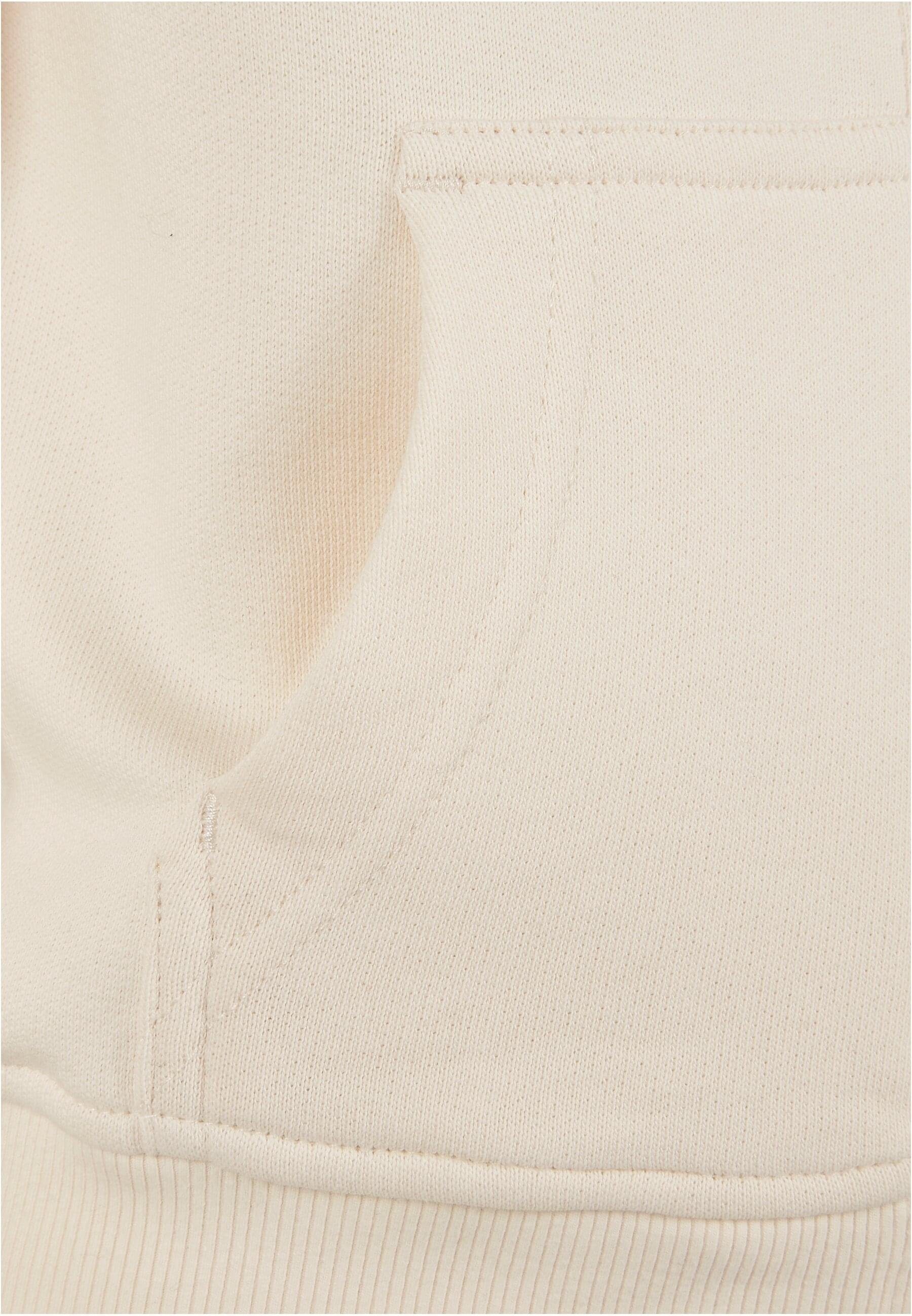 URBAN CLASSICS Kapuzensweatshirt Terry Organic whitesand (1-tlg) Zip Damen Girls Hoody