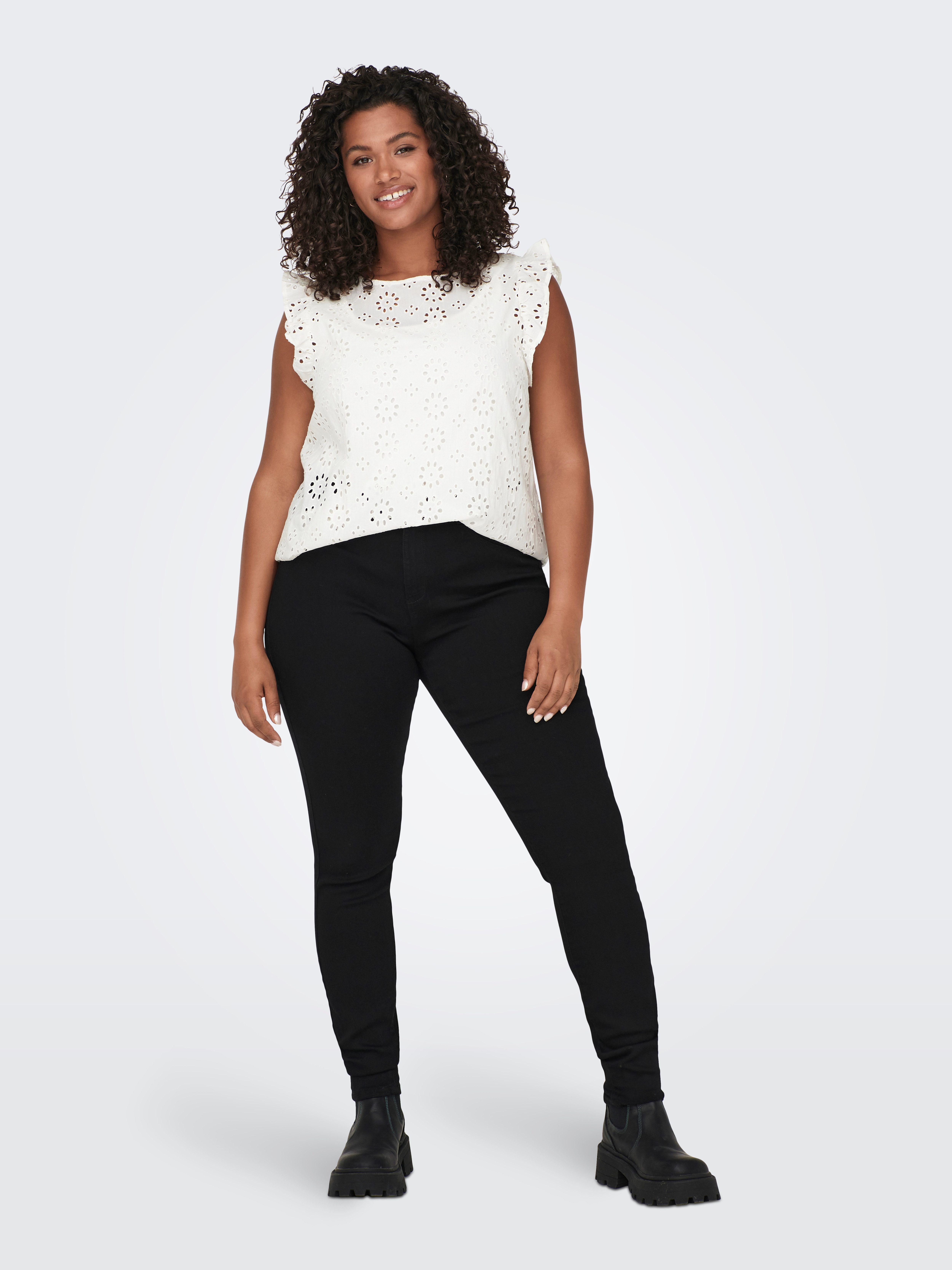ONLY CARMAKOMA Skinny-fit-Jeans CARSTORM LIFE PUSH UP HW SK JEANS NOOS