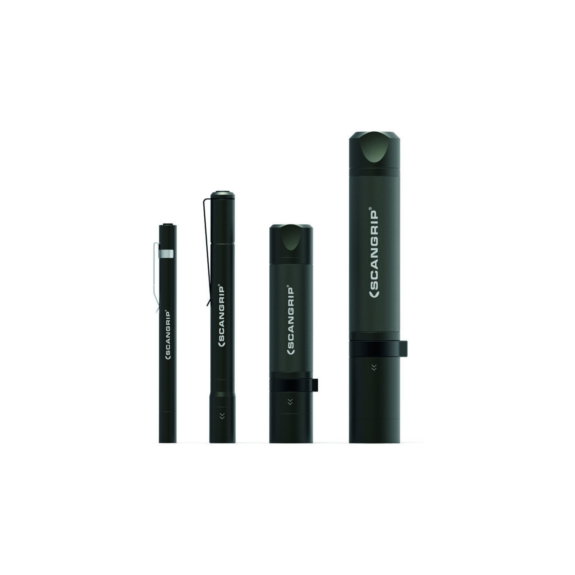 Scangrip Taschenlampe LED-Taschenlampe FLASH 600 600 lm 2xC Batterien 150m SCANGRIP