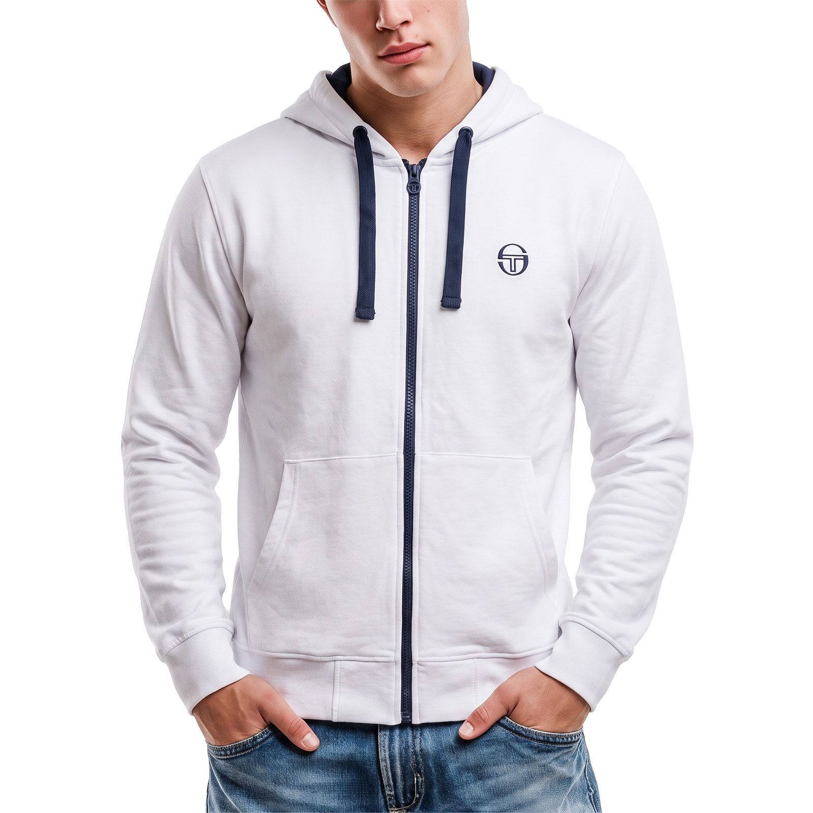 Sergio Tacchini Sweatjacke Sweatjacke Sergio Tacchini New Elbow (1-tlg) Kontrastfarbende Details