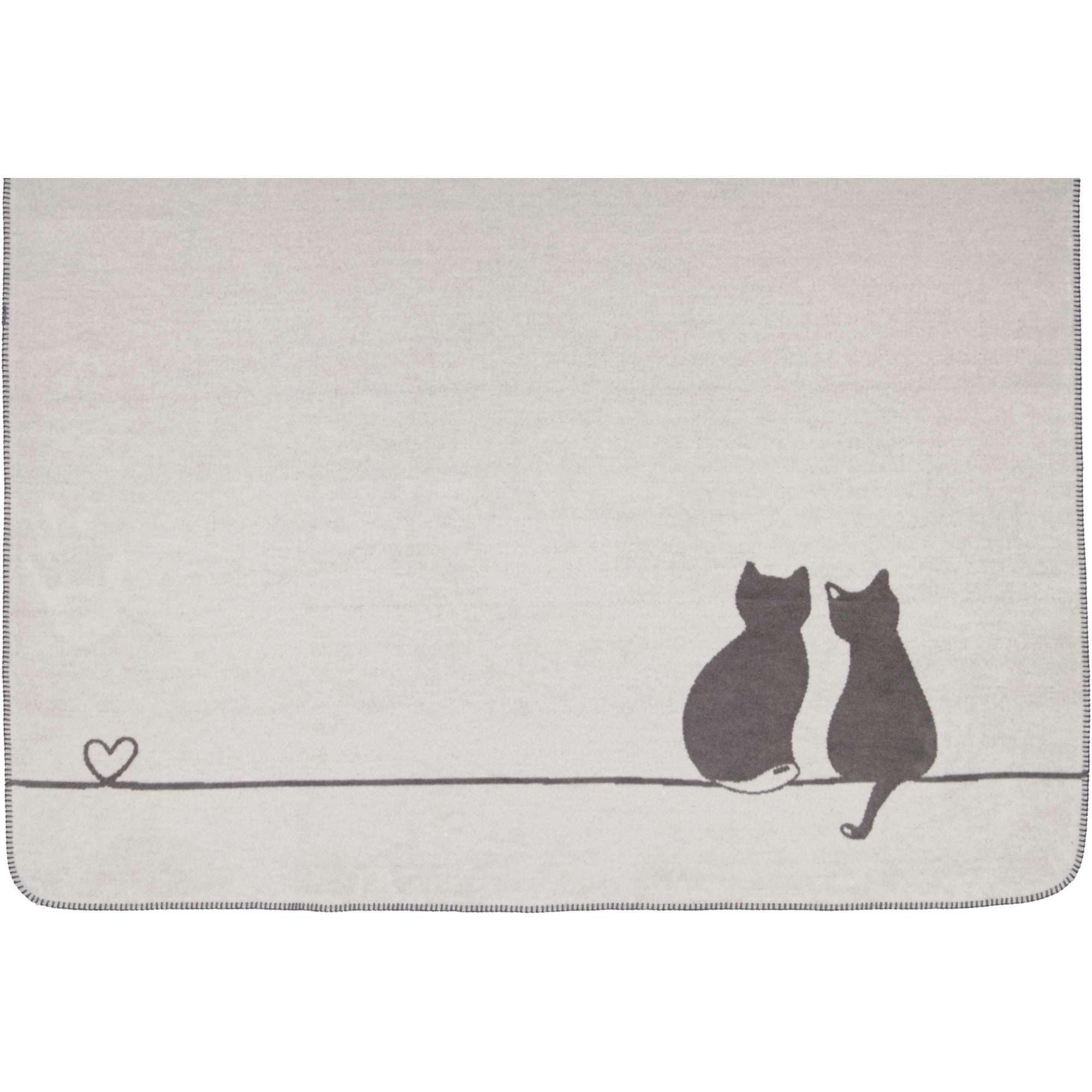 Wohndecke CUTE CATS EDITION You & Me 62630, Cawö günstig online kaufen