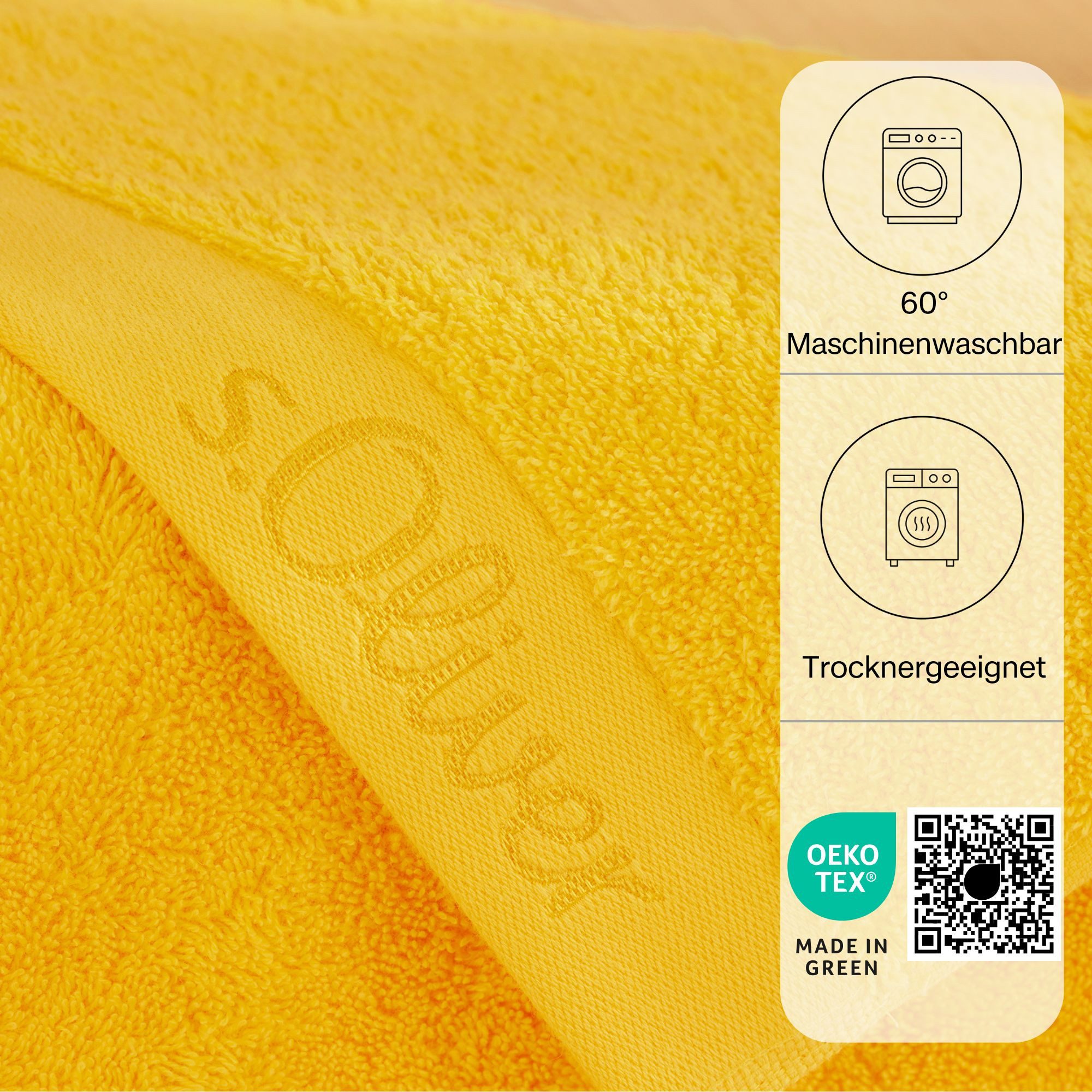 s.Oliver Gästehandtuch s.Oliver, Premium Qualität, 600 gr/m², auch als Sets erhältlich, Walkfrottier (1-St), große Farbauswahl, auch als Duschtuch, Waschhandschuh, Handtuch