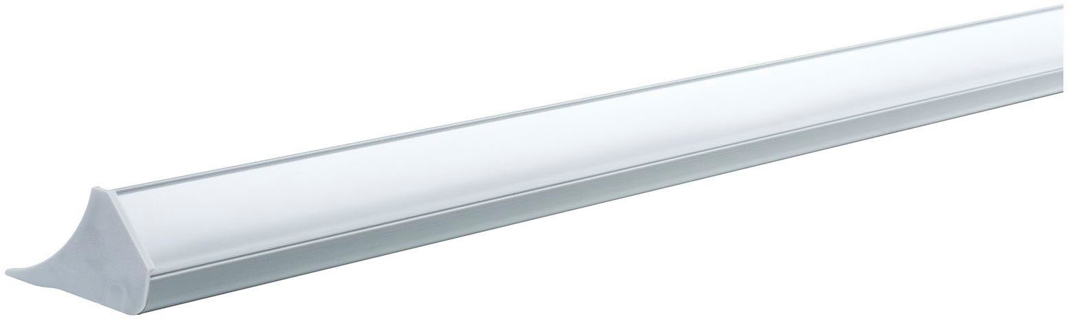 Paulmann LED-Streifen Grau, Grau, Corner Kunststoff Profil 100 cm Kunststoff