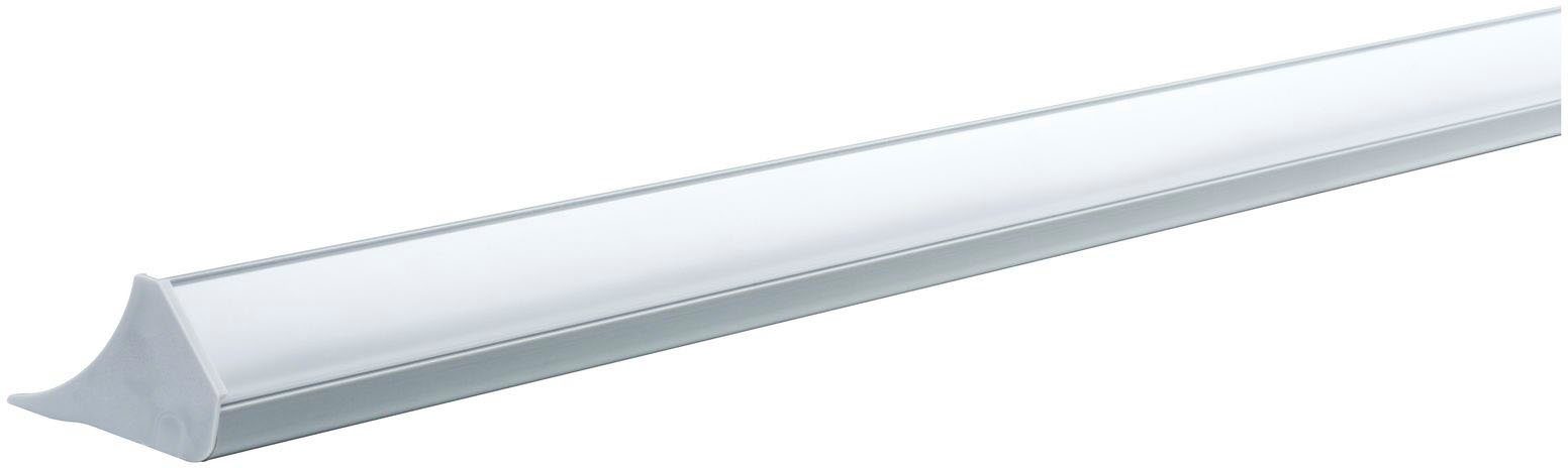 Grau, 100 Profil Kunststoff Paulmann LED-Streifen Kunststoff cm Grau, Corner