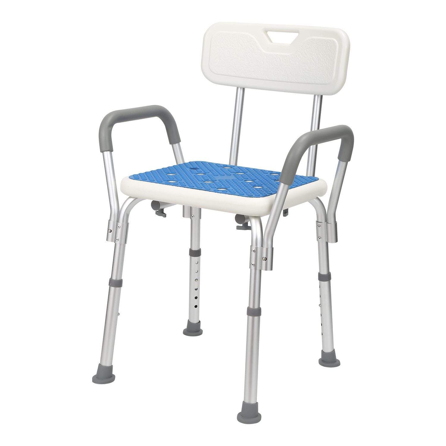 Clanmacy Duschhocker Duschhocker Badhocker Badehocker bis 136 kg Duschstuhl belastbar