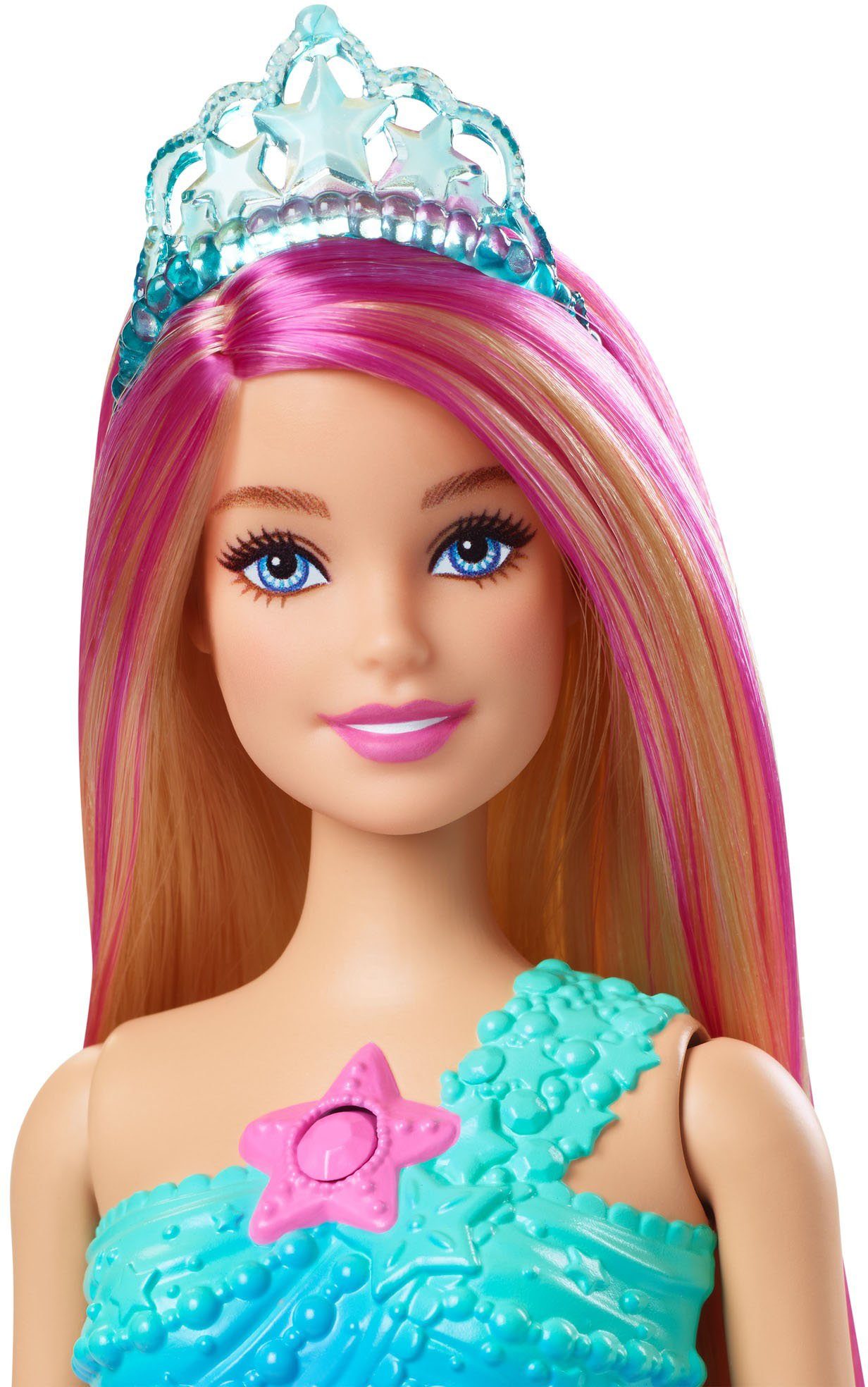 Barbie Anziehpuppe Zauberlicht Meerjungfrau (leuchtet)