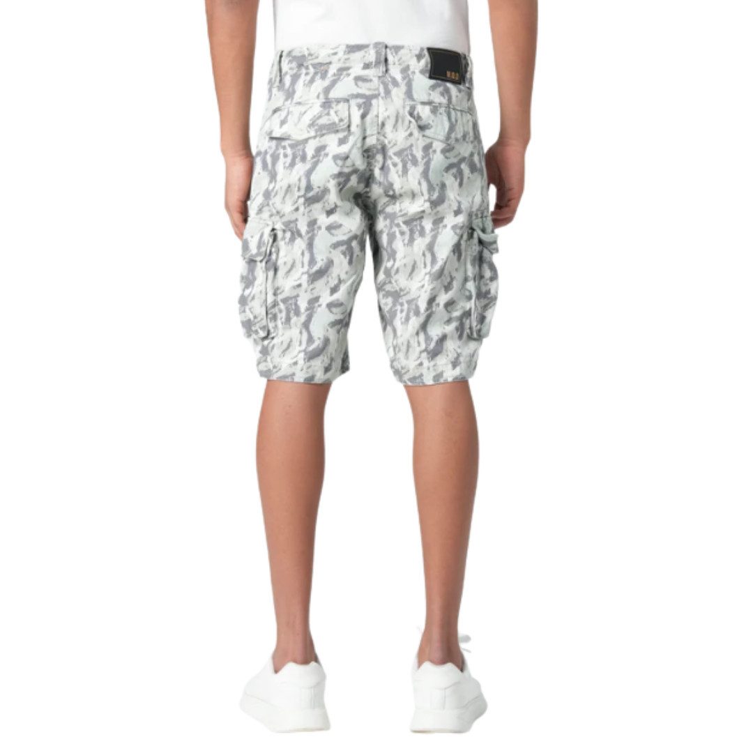 Miracle of Denim Cargoshorts Ezra Caledon Green Allover Camouflage Camouflage
