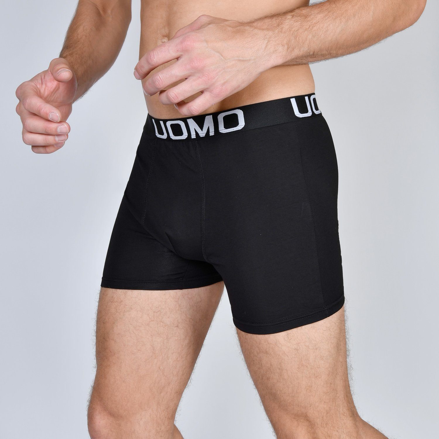 L&K Boxershorts 1116 (10er-Pack) Herren Boxershorts aus Baumwolle verschienden Farben