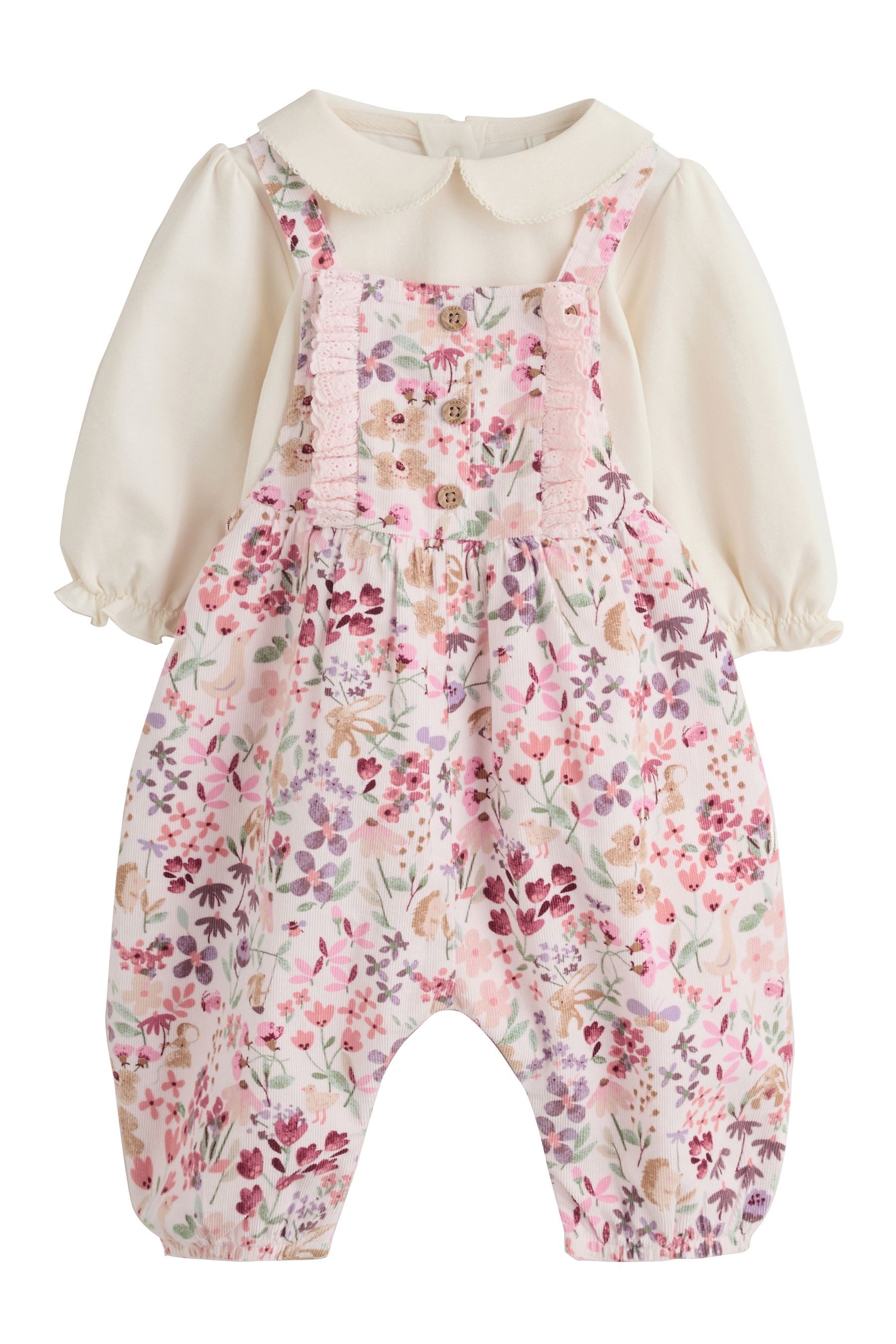 Next Latzhose Baby Cord-Latzhose im 2er-Set (2-tlg)