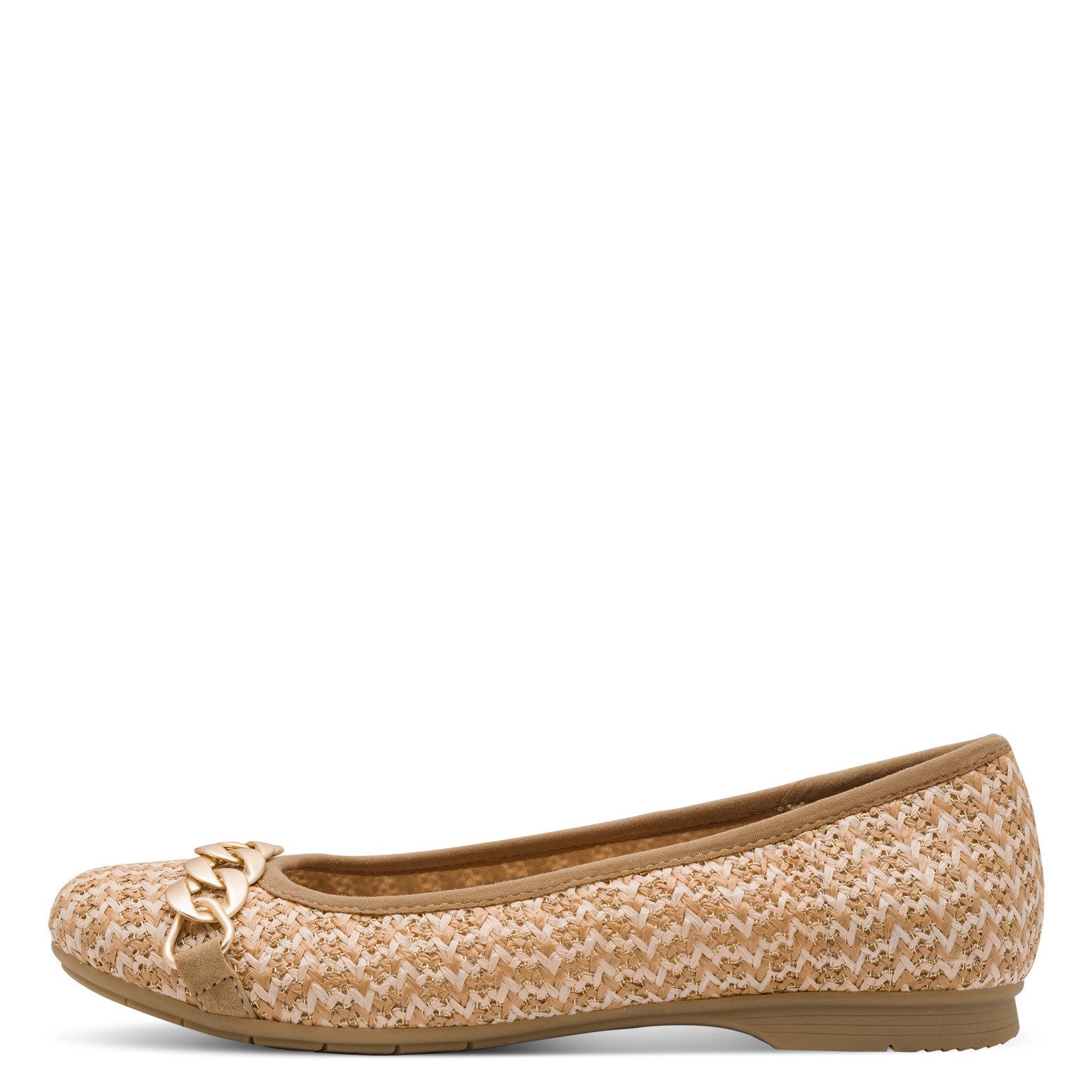 Jana JANA Damen Ballerina 8-22171-44-315 NATURAL beige Ballerina
