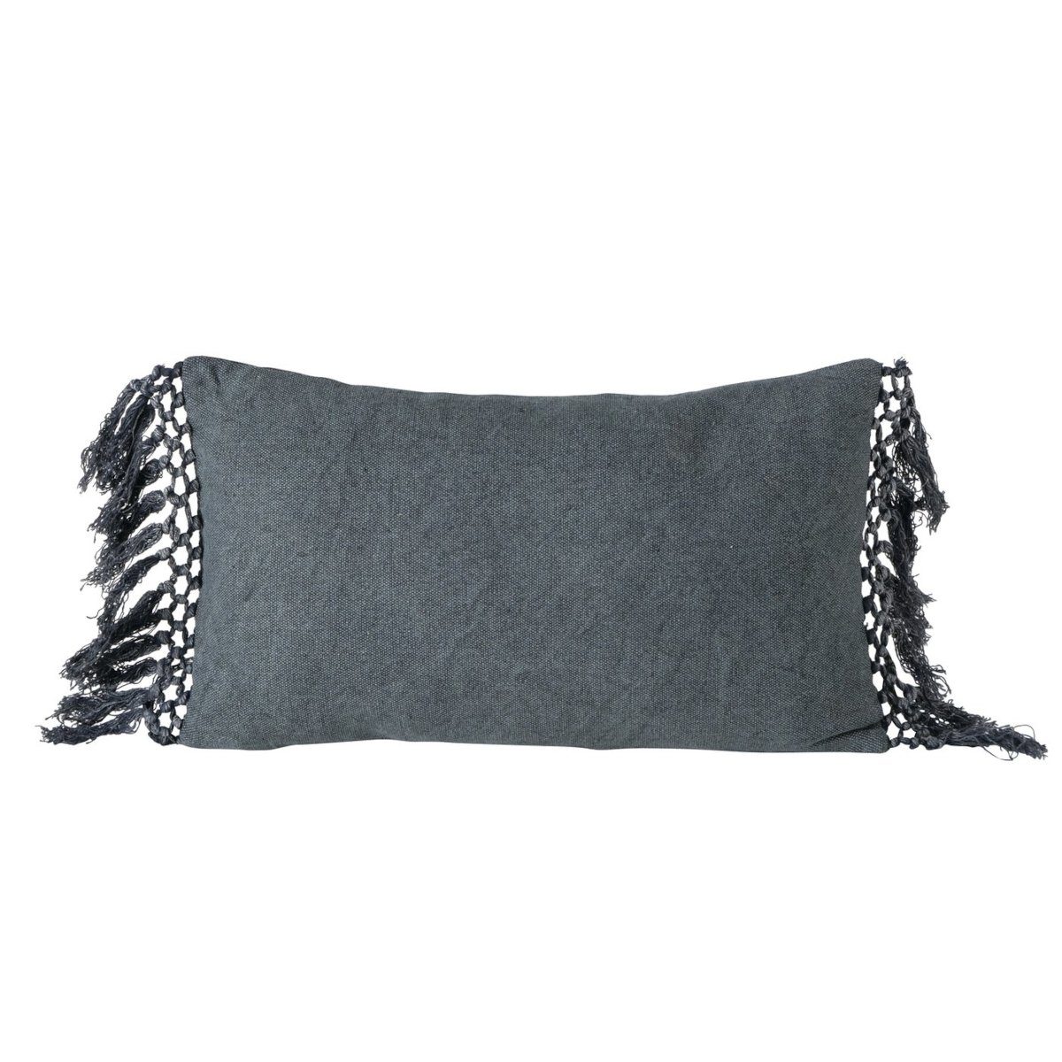 BOLTZE Dekokissen Linou Kissen Grau 50 x 30 cm