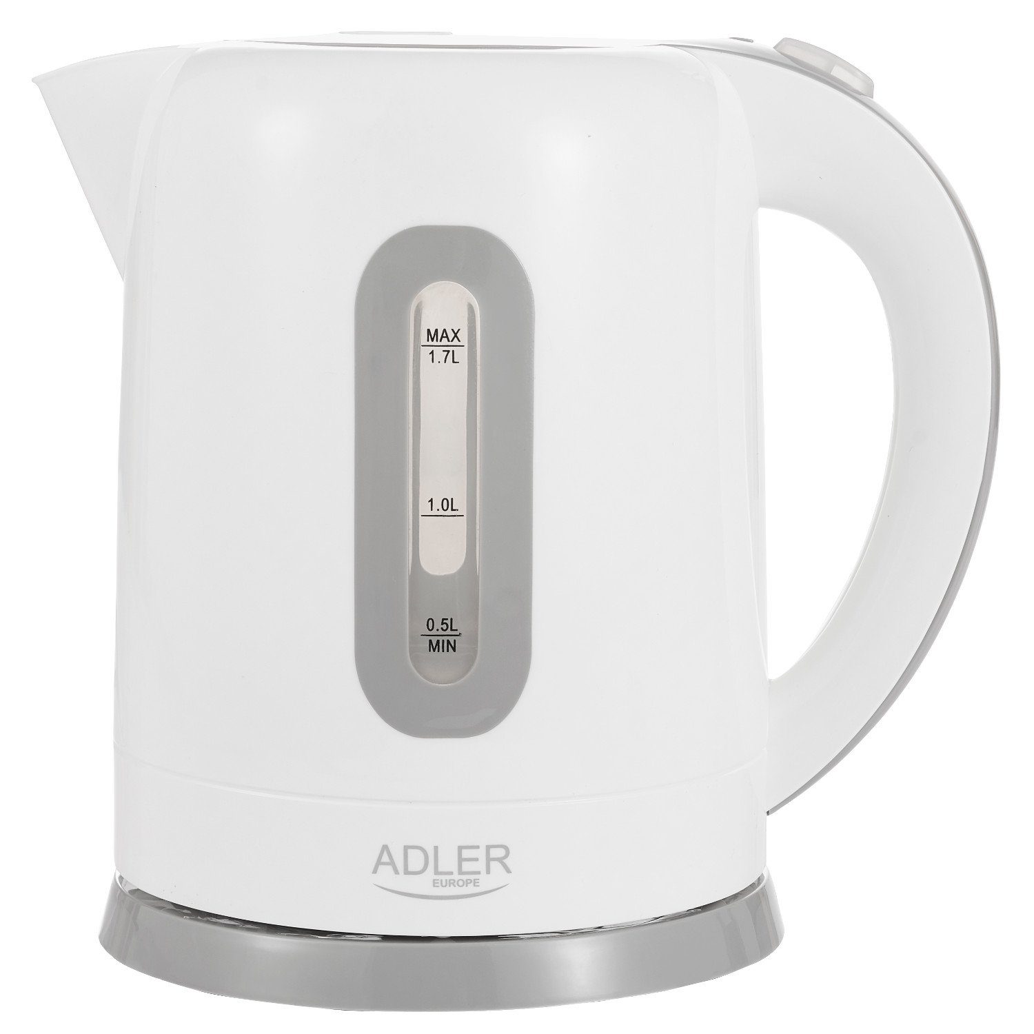 Adler Wasserkocher AD 1234, 1.7 l, 2200,00 W, Elektrischer Wasserkocher aus Kunststoff 2200W