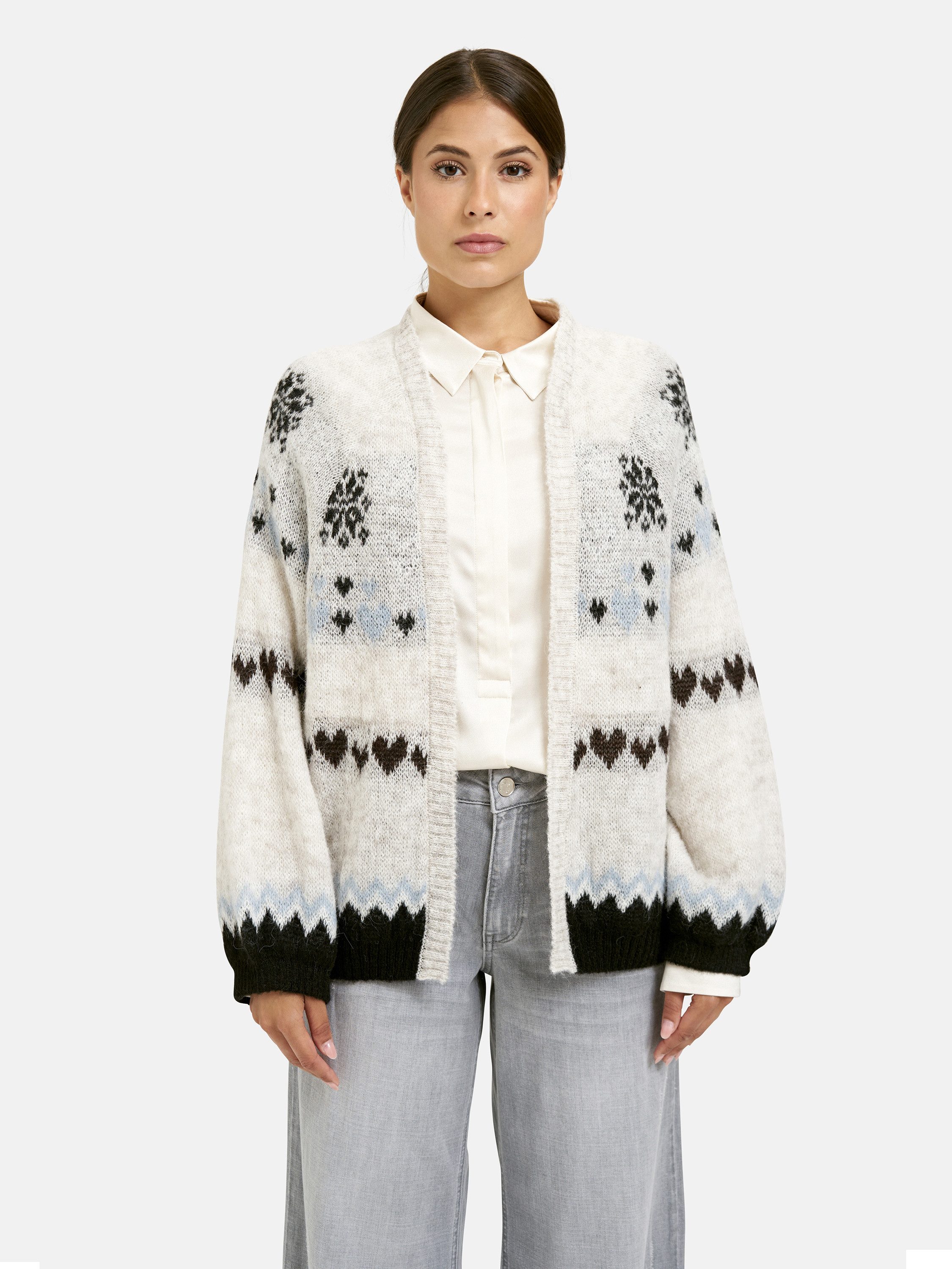 Milano Italy Strickjacke aus Feinstrick