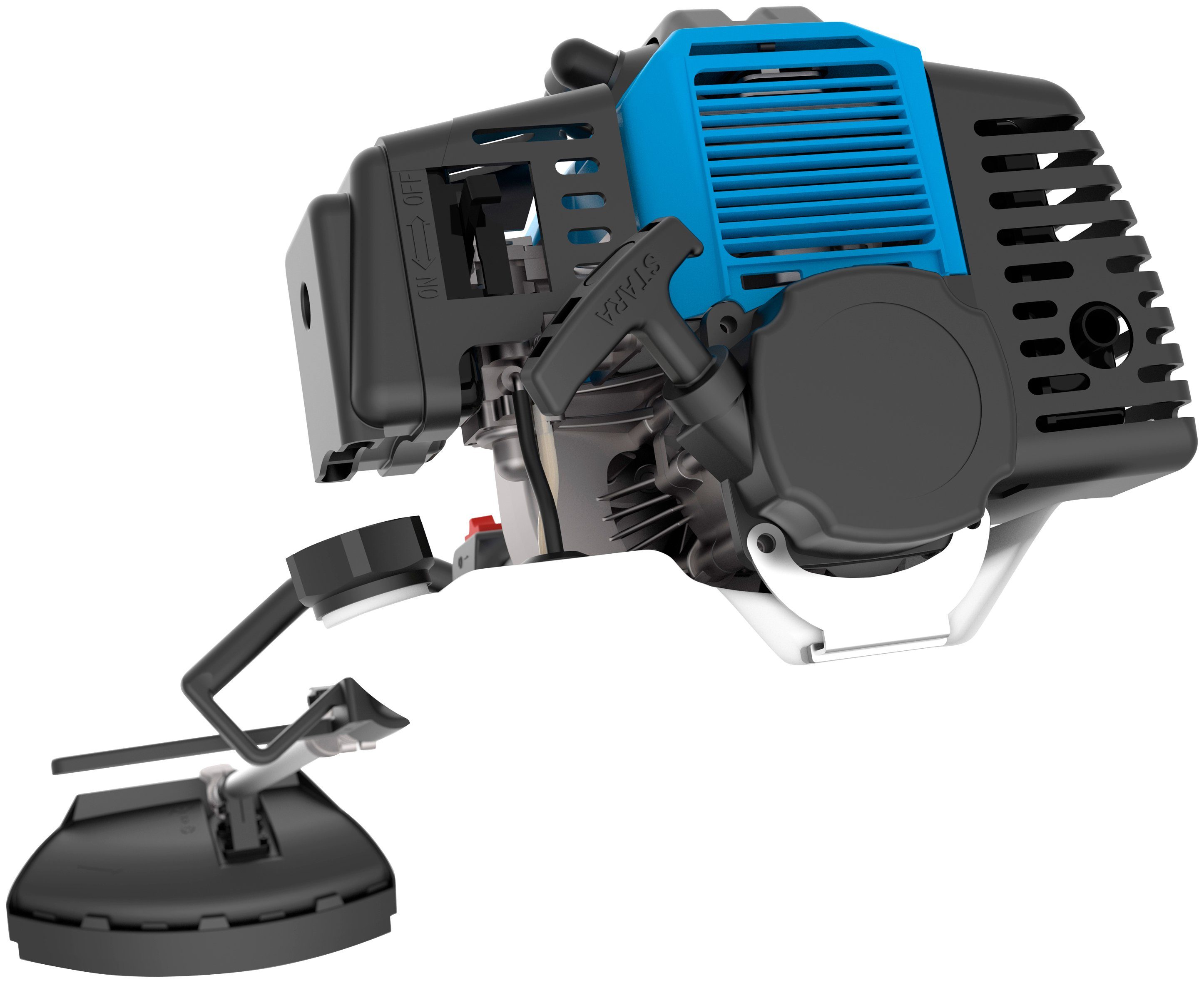 Güde Benzin-Motorsense GPS 1001, 25,5 cm Arbeitsbreite Messer, 44 cm Arbeitsbreite Faden