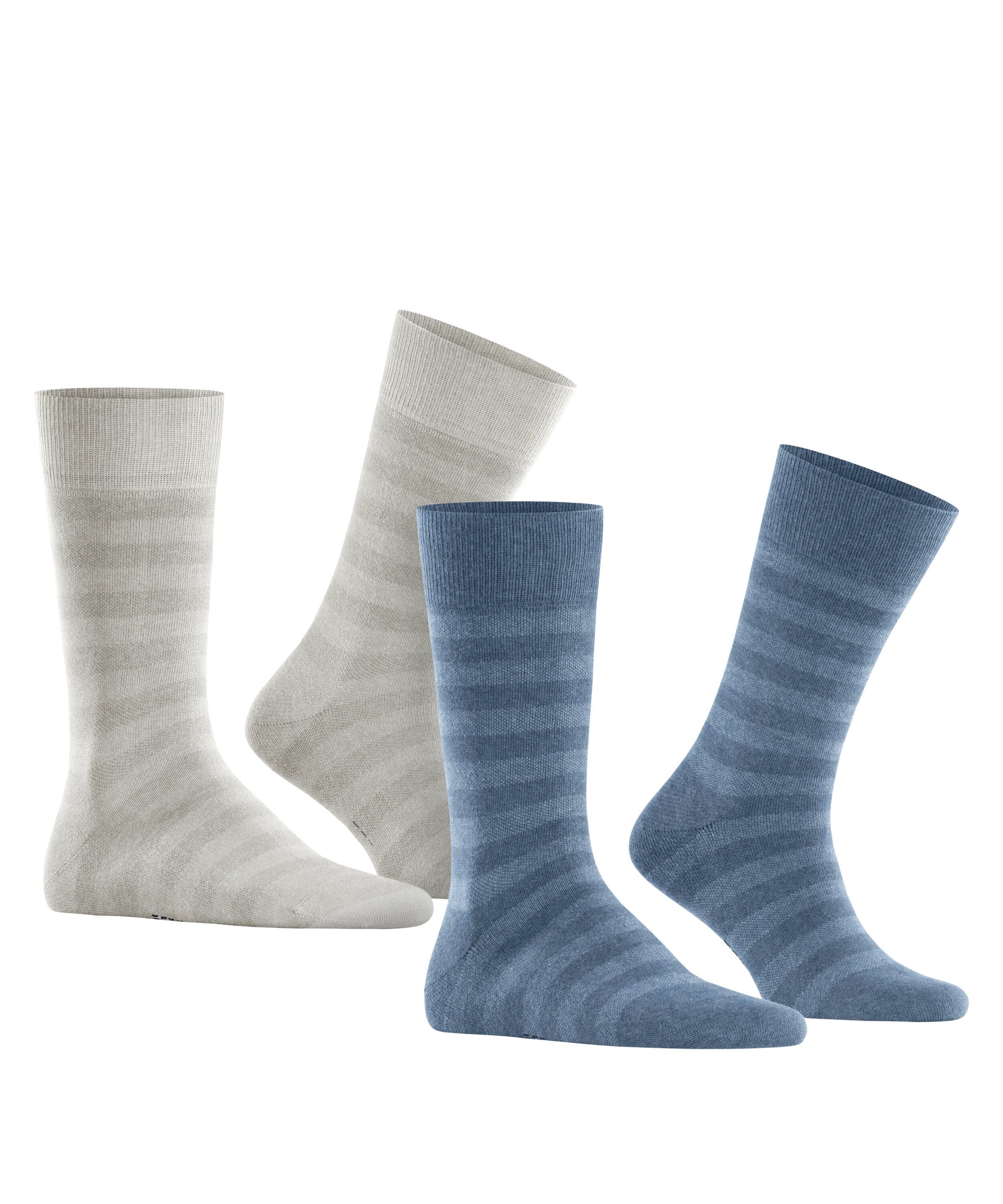 Esprit Socken Mesh Stripe 2-Pack (2-Paar) günstig online kaufen