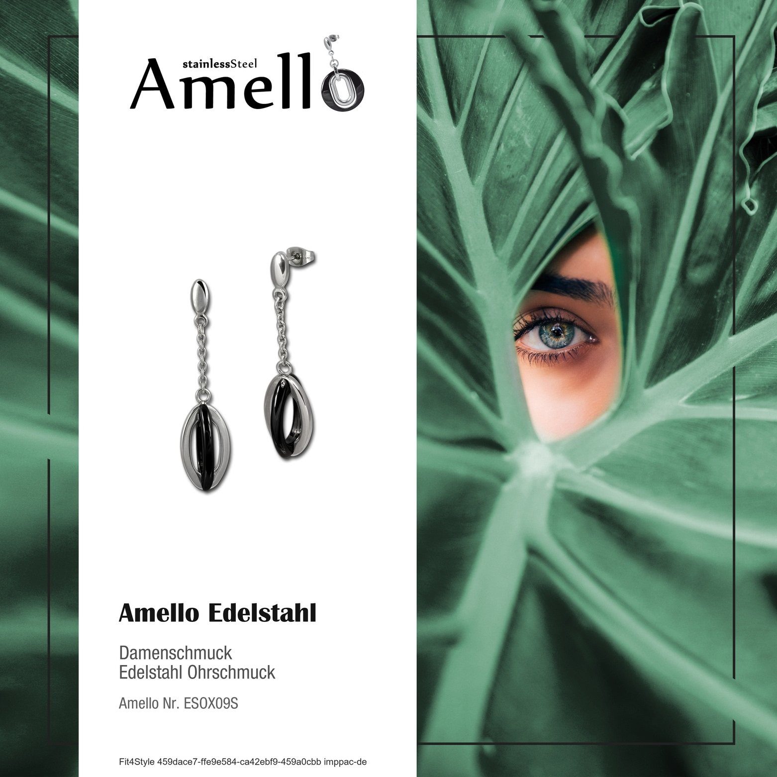 Amello Paar Ohrhänger Amello Ohrringe Edelstahl günstig online kaufen