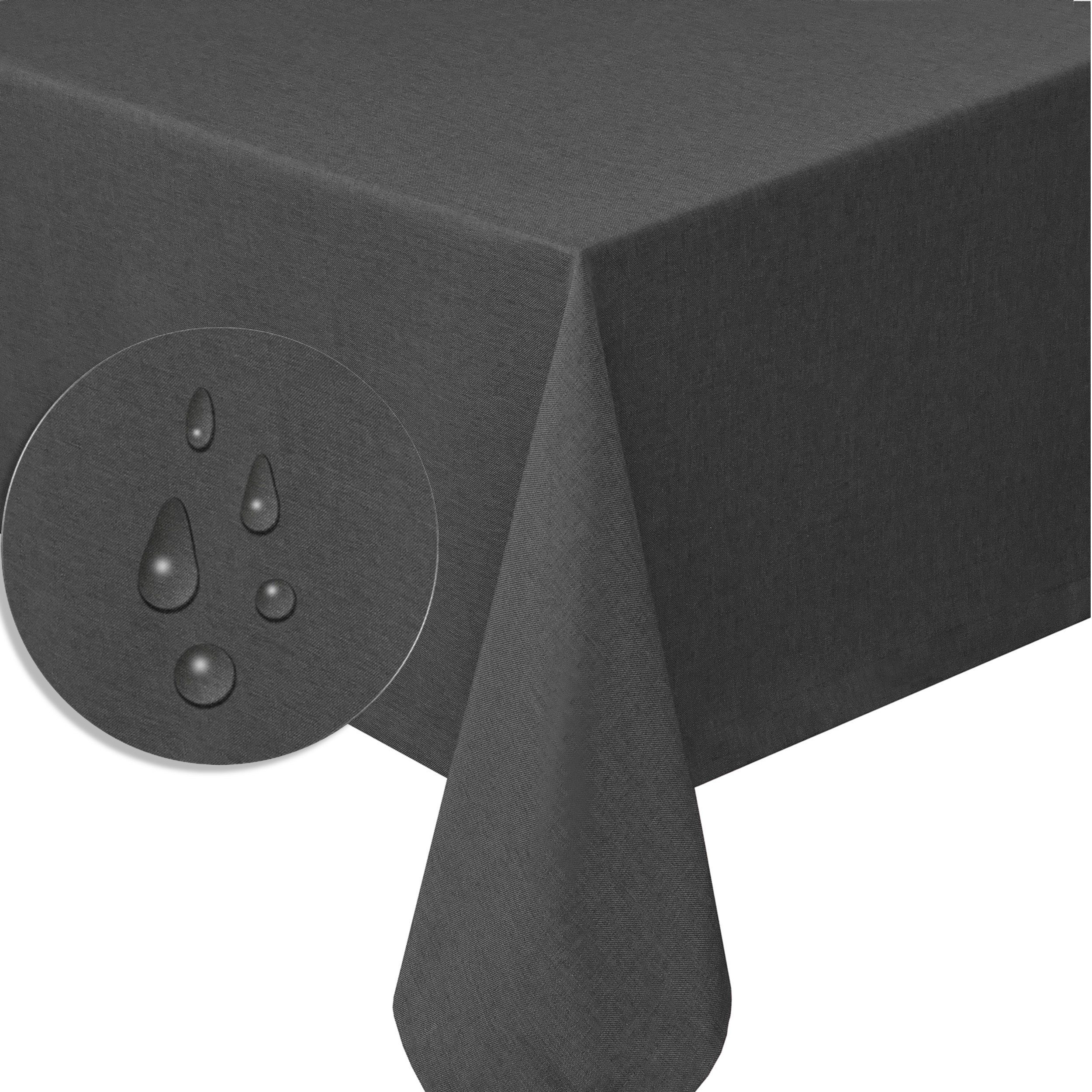 Fiora Tischdecke Bügelfreie Fleckenabweisende Tischtuch Lotuseffekt günstig online kaufen