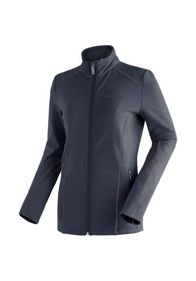 Maier Sports Funktionsshirt Ximena warme Damen Fleecejacke als Midlayer, ideal zum Skifahren