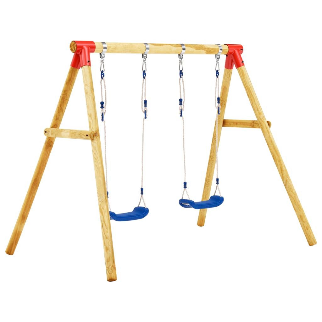 vidaXL Einzelschaukel, Schaukel-Set 230x130x166 cm Kiefernholz günstig online kaufen