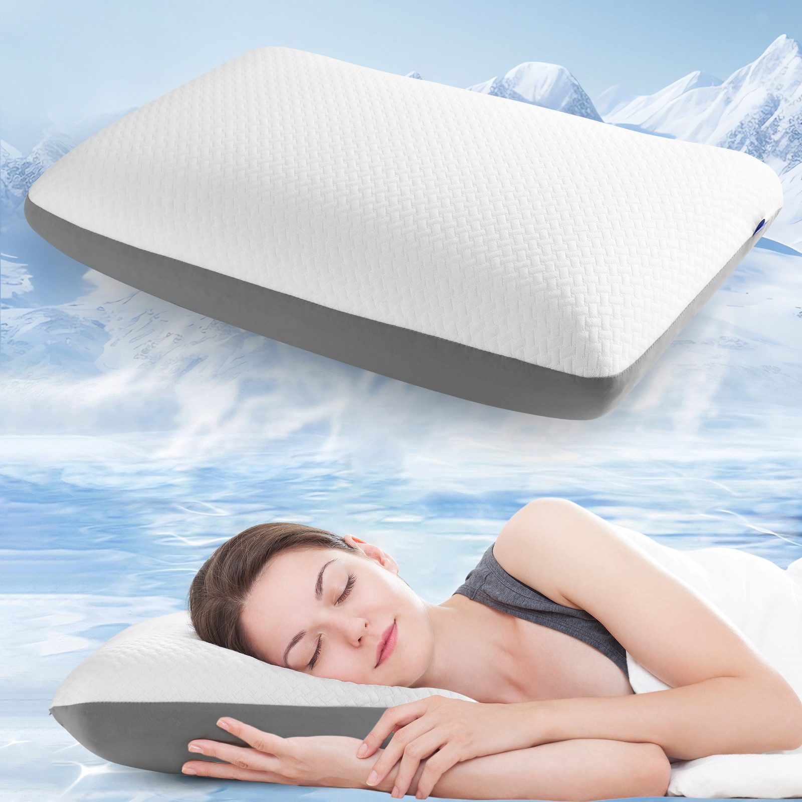 Elegear Nackenstützkissen 55cm Nackenstützkissen, Kopfkissen mit günstig online kaufen