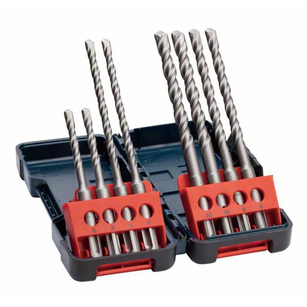 BOSCH Spiralbohrer SDS-Plus Bohrer-Set in Tough Box 2607019902