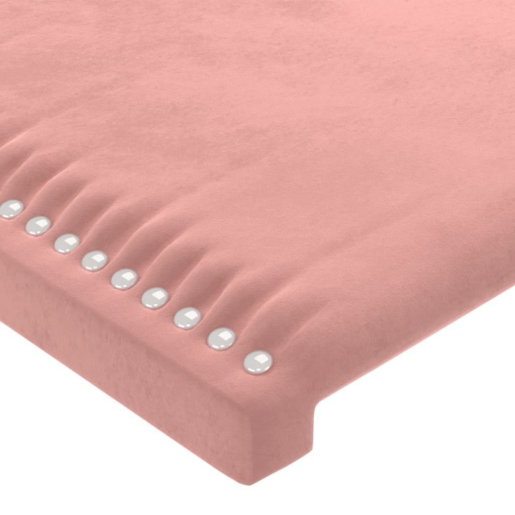 (1 vidaXL Rosa Kopfteil Samt, Kopfteil Ohren 183x16x78/88 St) mit cm