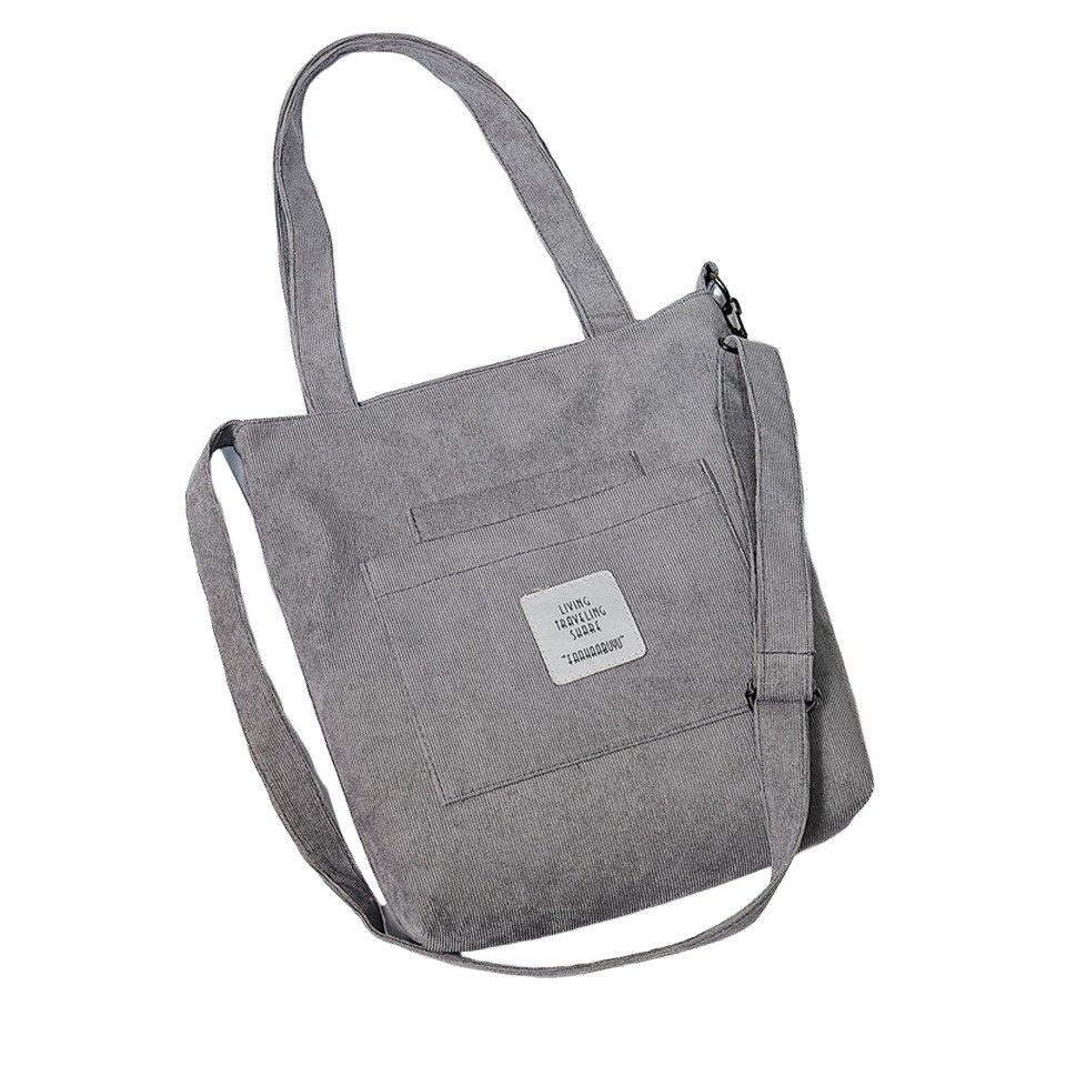 Coonoor Schultertasche Cord Tasche Damen Umhängetasche mit Reißverschluss, günstig online kaufen