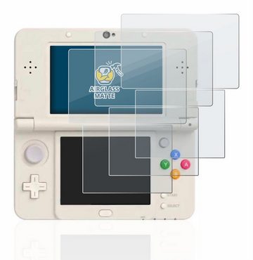 BROTECT flexible Panzerglasfolie für Nintendo New 3DS, Displayschutzglas, 3 Stück, Schutzglas Glasfolie matt entspiegelt Anti-Reflex