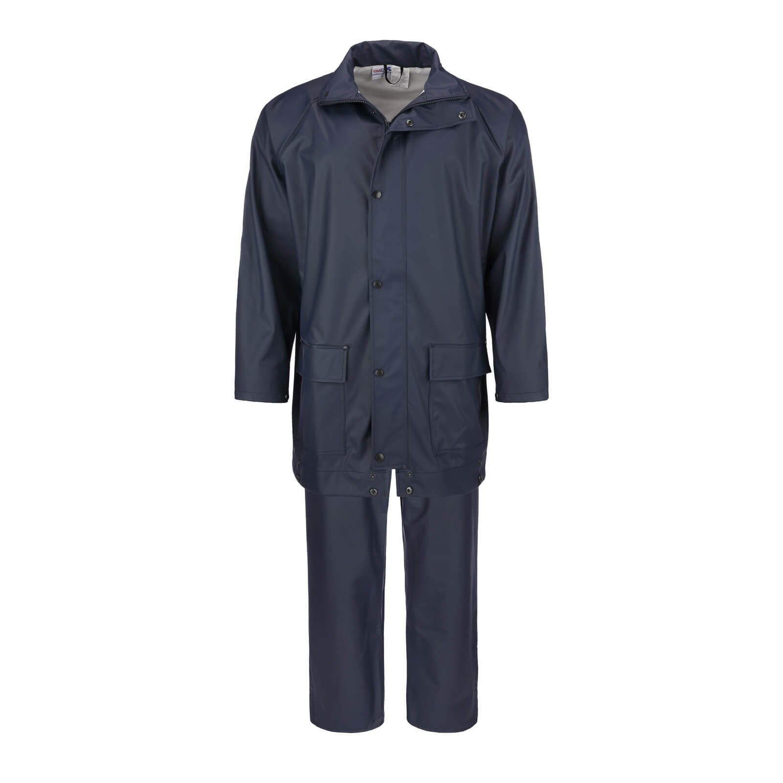 modAS Regenjacke 12330-13330 Unisex PU-Regenanzug Profi - Set Regenjacke und Regenhose wasserdicht