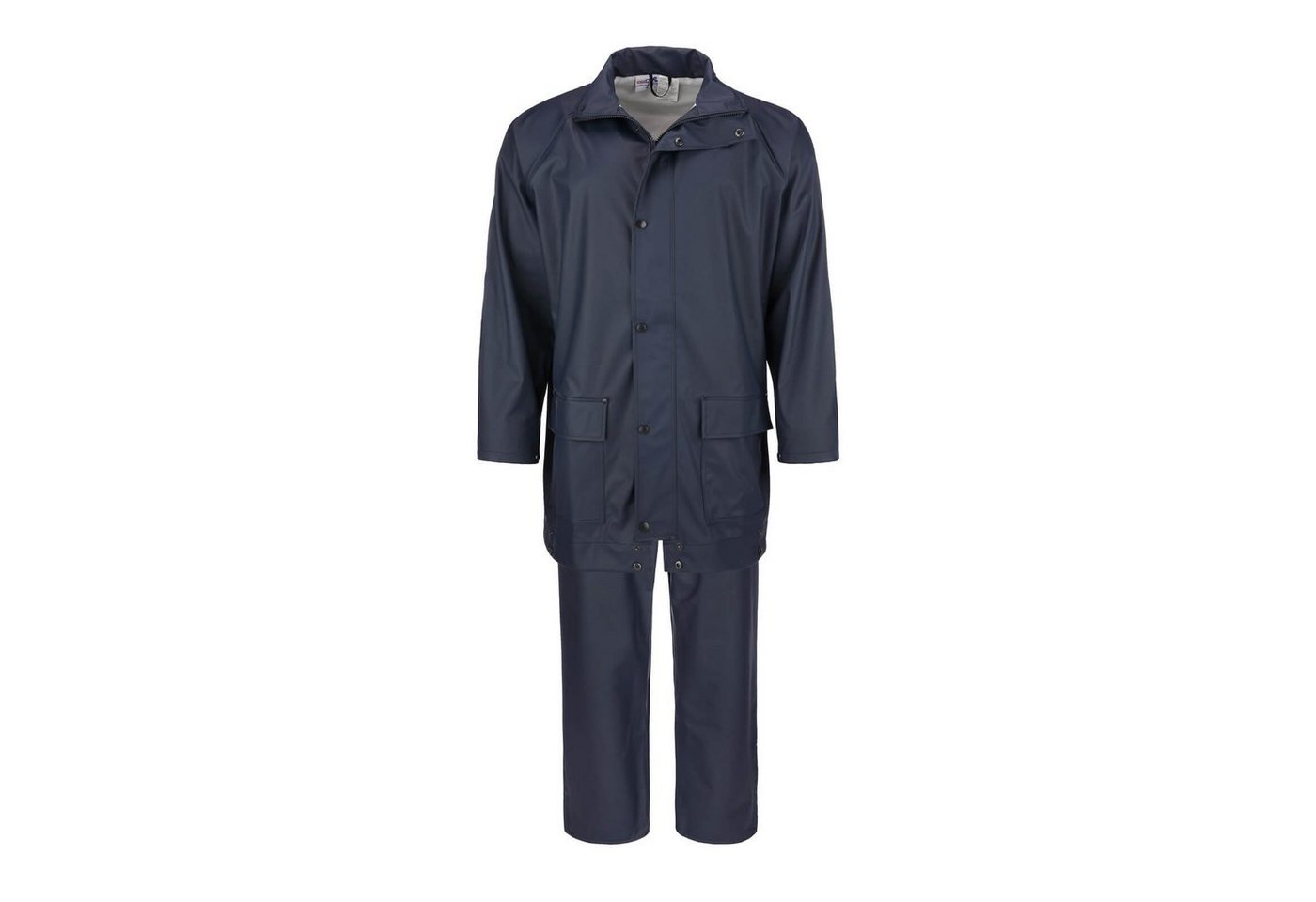 modAS Regenjacke 12330-13330 Unisex PU-Regenanzug Profi - Set Regenjacke und Regenhose wasserdicht