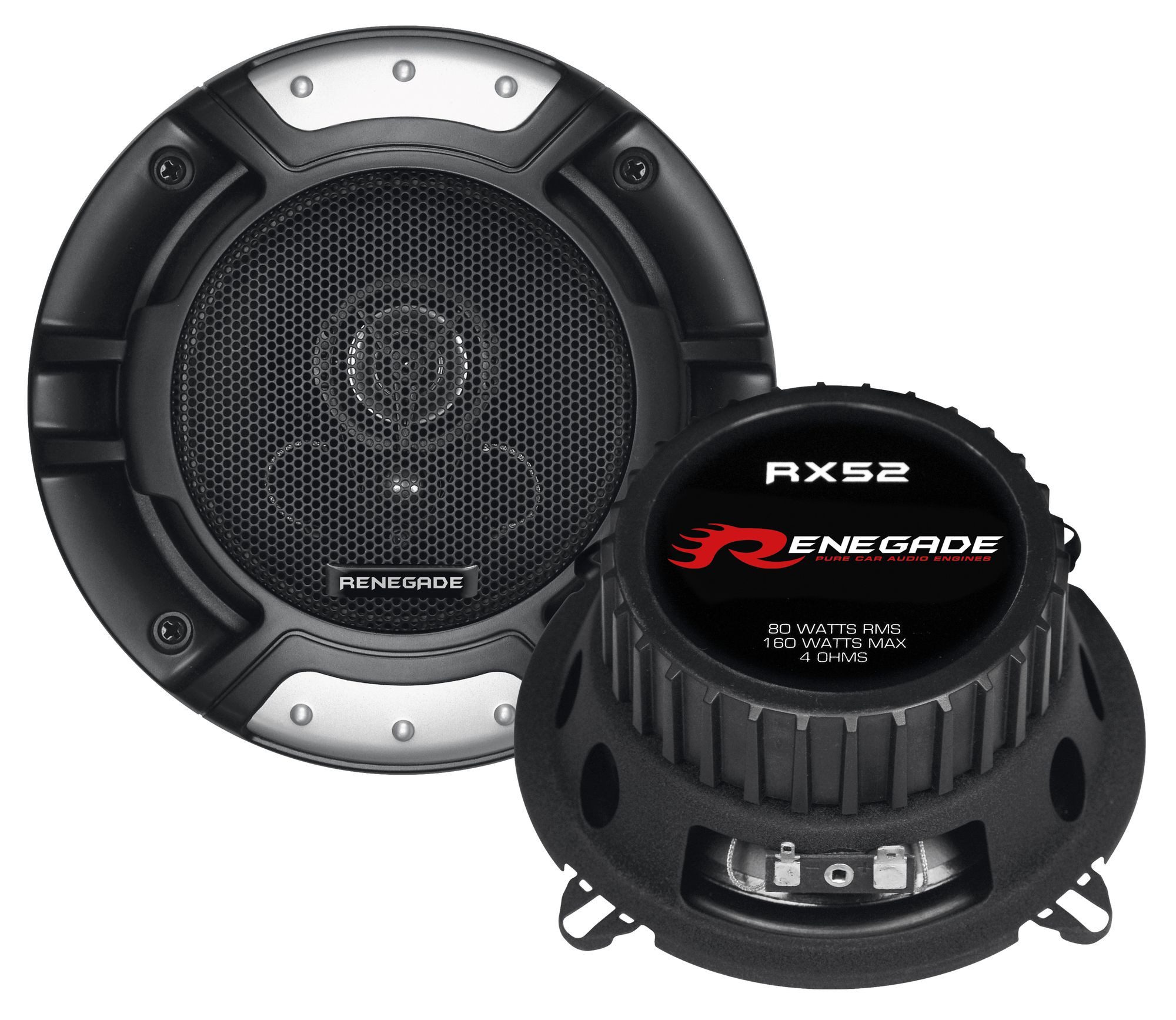 Renegade RX-52 13cm Koax-System Lautsprecher Auto-Lautsprecher (80 W, 13 cm)
