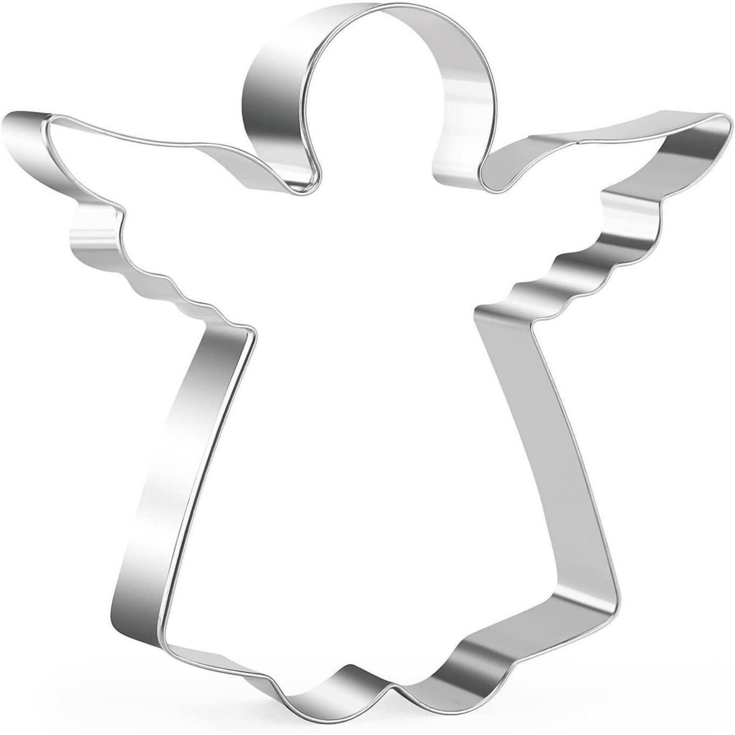 LuxusKollektion Back-Set Weihnachten Engel Ausstecherformen Edelstahl Plätzchen Fondant Kekse